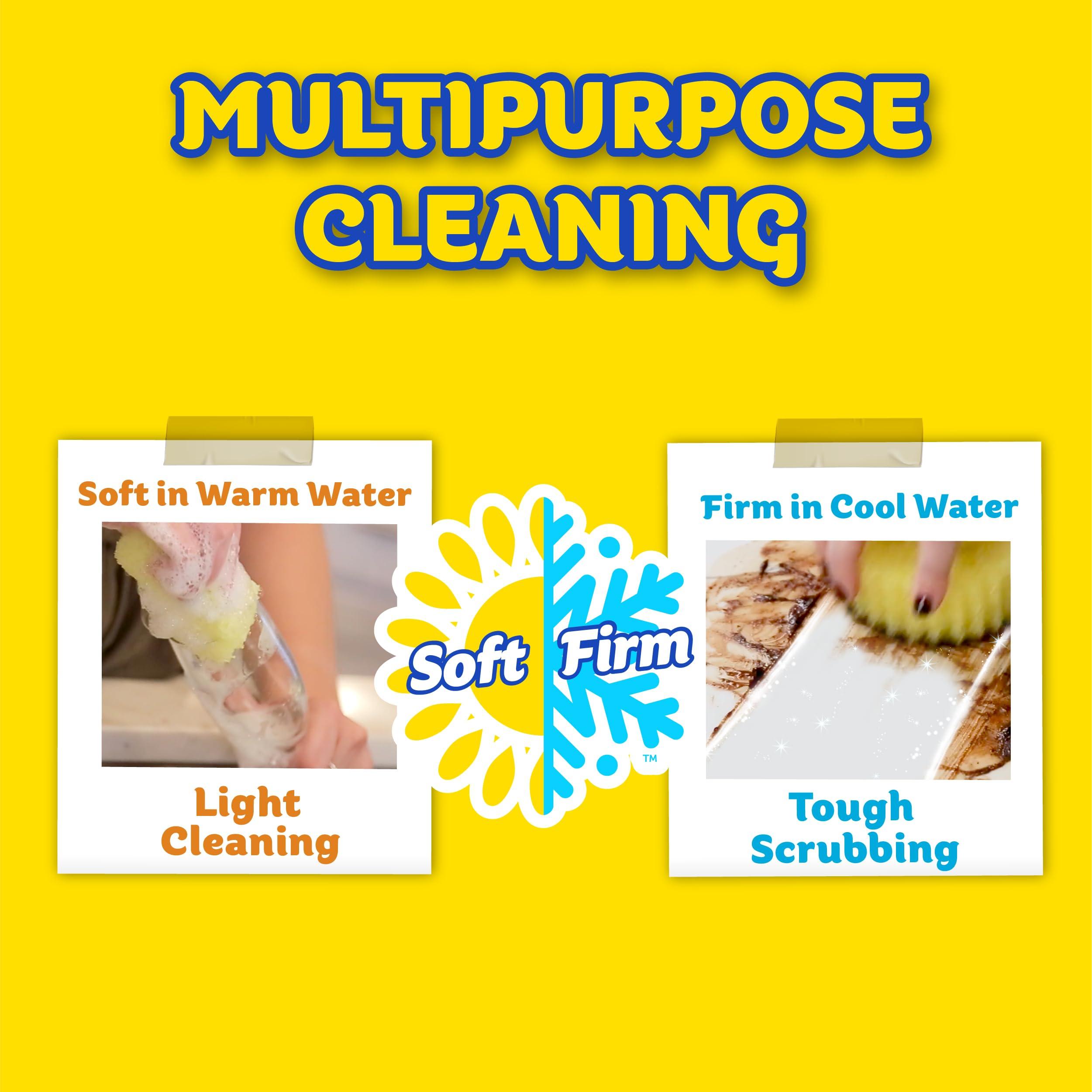 Scrub Daddy Scrub Mommy, Daddy Caddy + Cif All Purpose Cleaner - Scratch-Free, Dual-Sided Kitchen + Bathroom Scrubber + Multipurpose Cleaning Cream - Cleaning Supplies Kit for Multiple Surfaces - Image 3