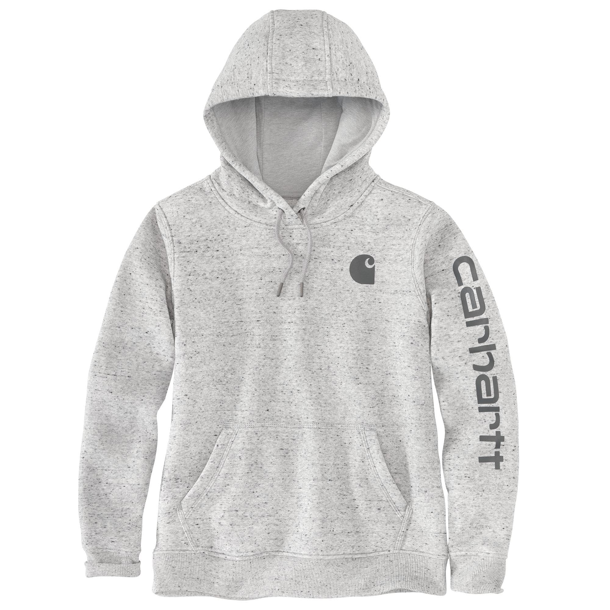 Carhartt Women's Relaxed Fit Midweight Logo Sleeve Graphic Sweatshirt - Image 3
