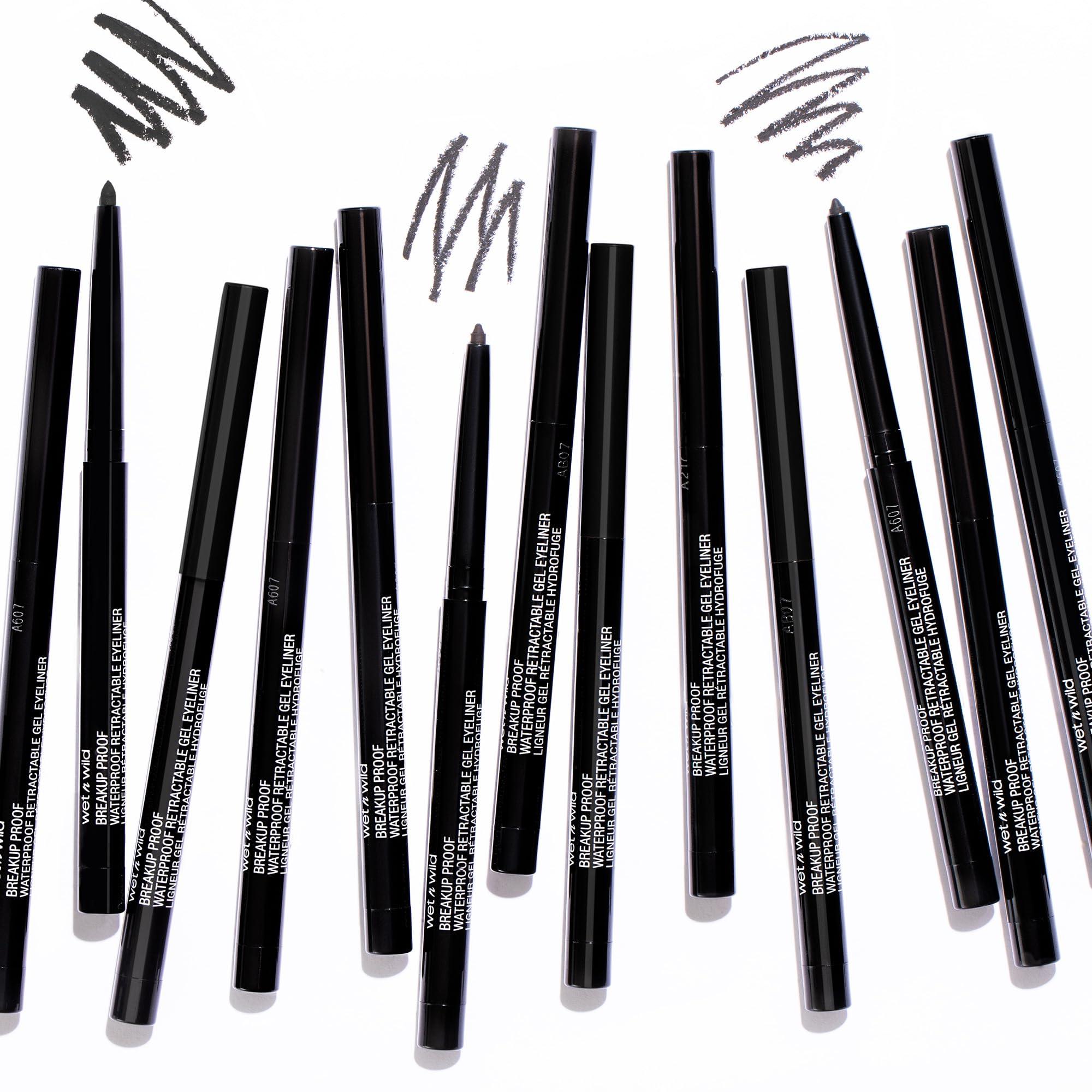 wet n wild Mega Last Breakup Proof Retractable Eyeliner - Waterproof 16-Hour Long-Lasting Wear, Cruelty-Free & Vegan - Blackest Black - Image 9