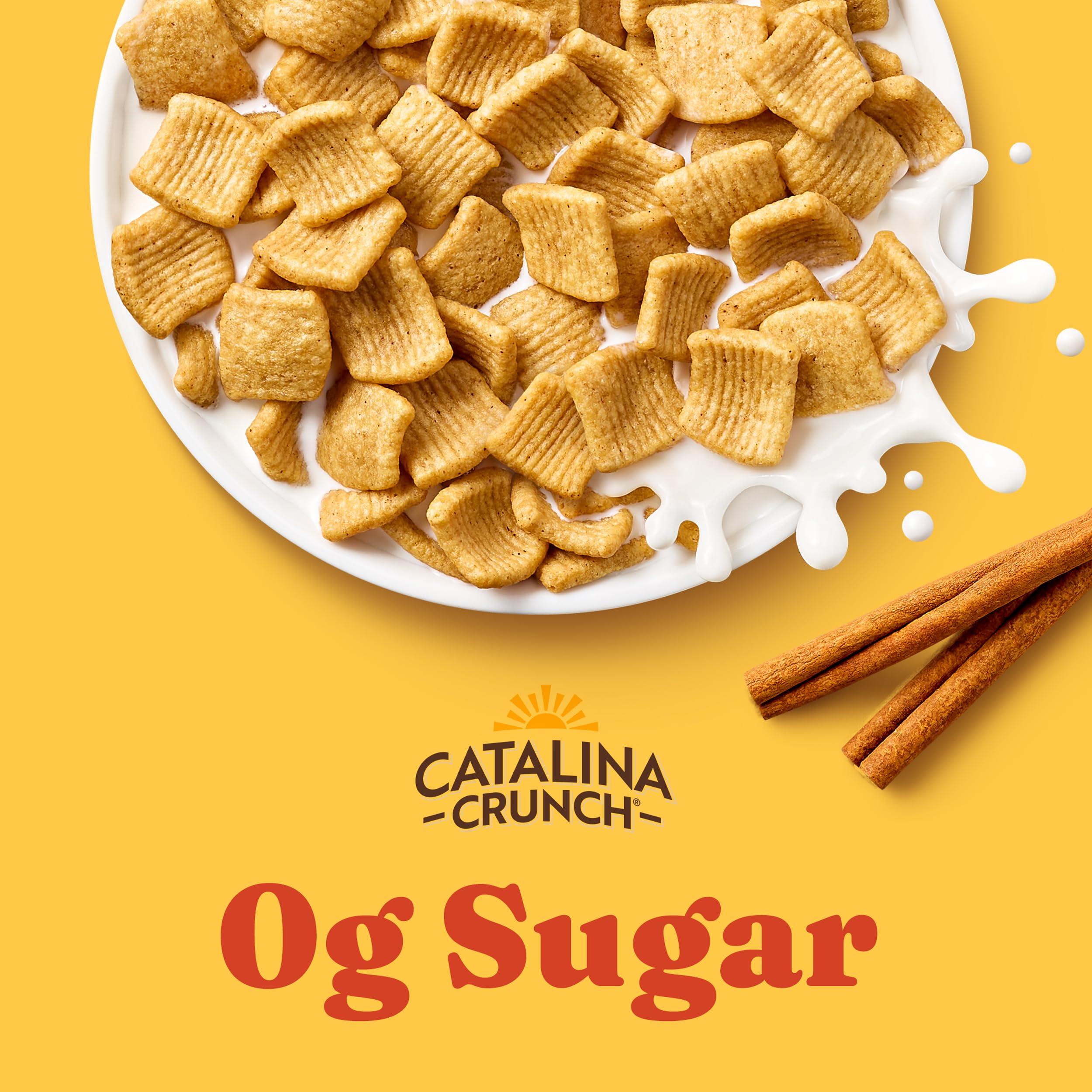Catalina Crunch Protein Cereal - Sugar Free Breakfast Cereal with 11g of Protein - Gluten Free, Keto Friendly - Cinnamon Toast - 9 oz. Bag (Pack of 1) - Packaging May Vary - Image 4