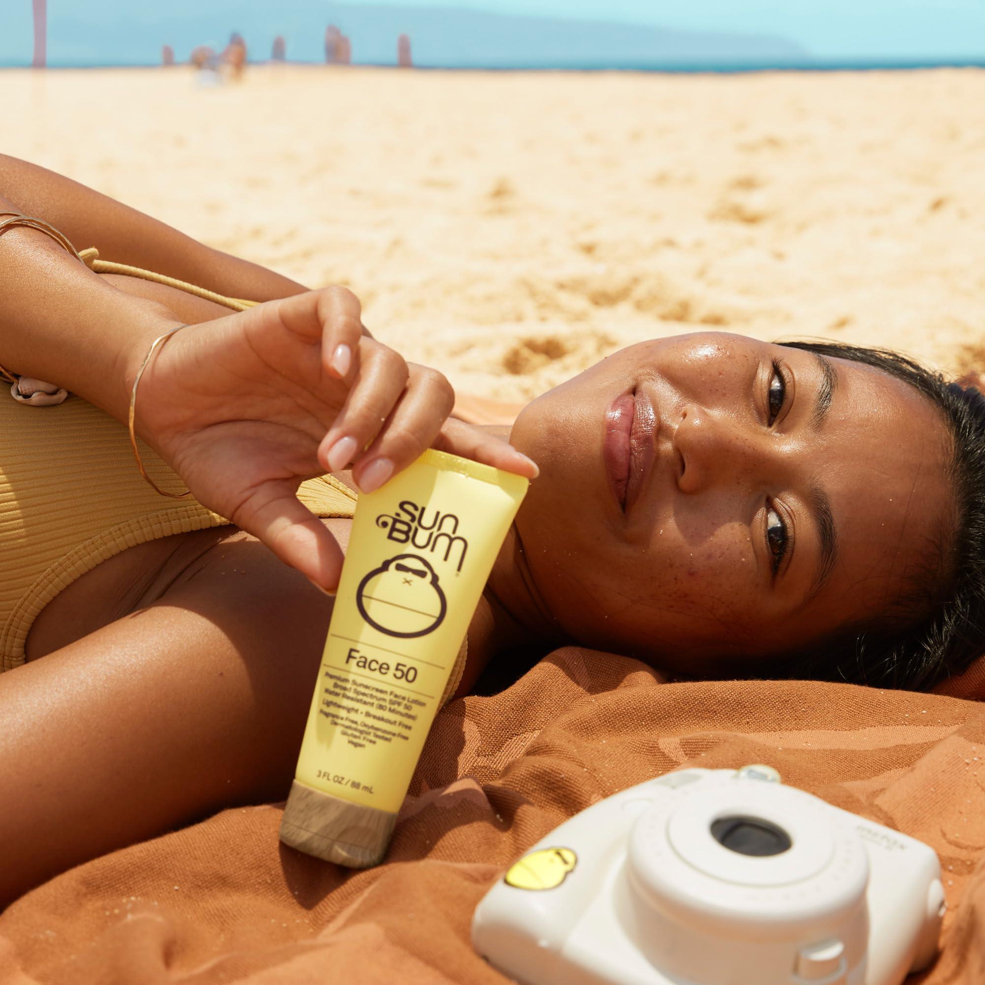 Sun Bum Original SPF 50 Sunscreen Face Lotion - Broad Spectrum Moisturizing Facial Sunscreen with Vitamin E - Hawaii 104 Act Compliant (Made without Octinoxate & Oxybenzone) - Travel Friendly - 3 oz - Image 4