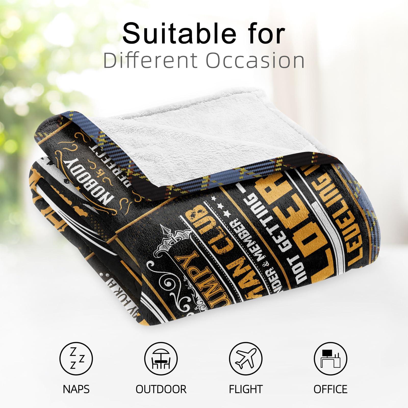 Fluxflix Birthday Gifts for Men/Dad/Him/Huband/Boyfriend, Men Gifts for Birthday, Men's Birthday Gift Ideas, Happy Birthday Gifts for Male Throw Blanket 60"X50" - Image 7