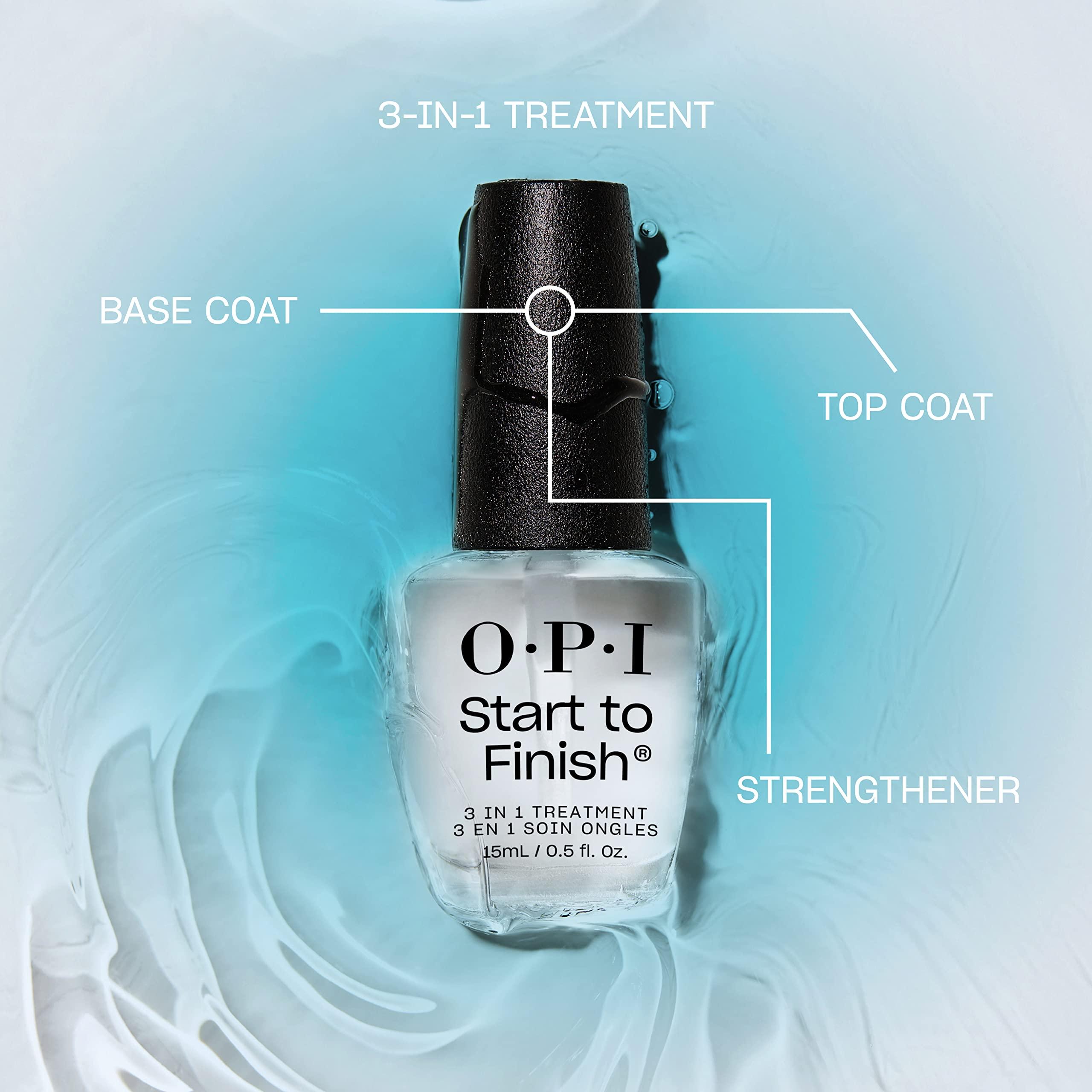 OPI Nail Lacquer Base Coat | Clear Nail Polish Base Coat |Chip Resistant, Protects Nails, Prevents Discoloration - Image 2