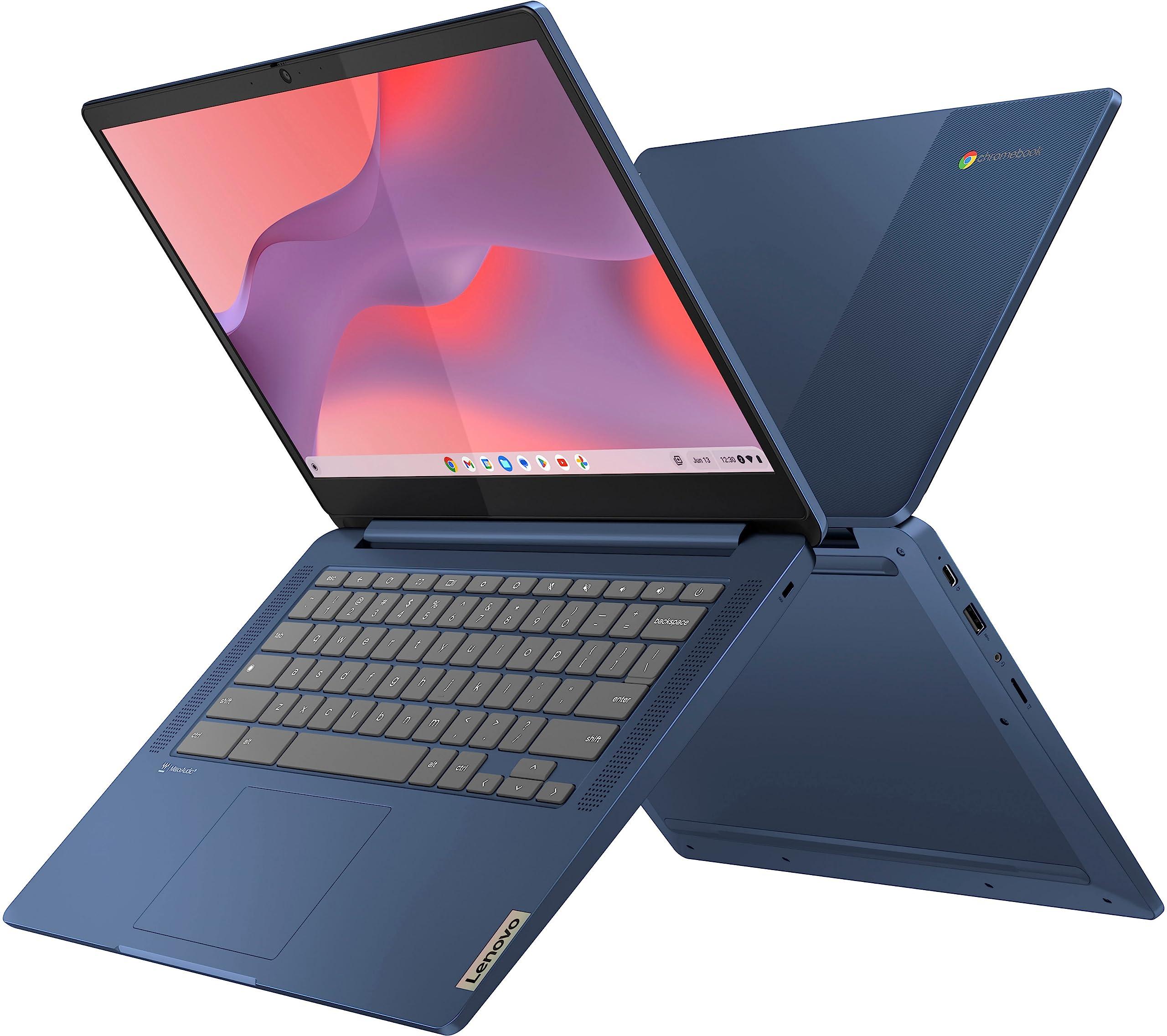 Lenovo Flagship Chromebook, 14'' FHD Touchscreen Slim Thin Light Laptop Computer, 8-Core MediaTek Kompanio 520 Processor, 4GB RAM, 64GB eMMC, WiFi 6,Chrome OS, Abyss Blue - Image 7