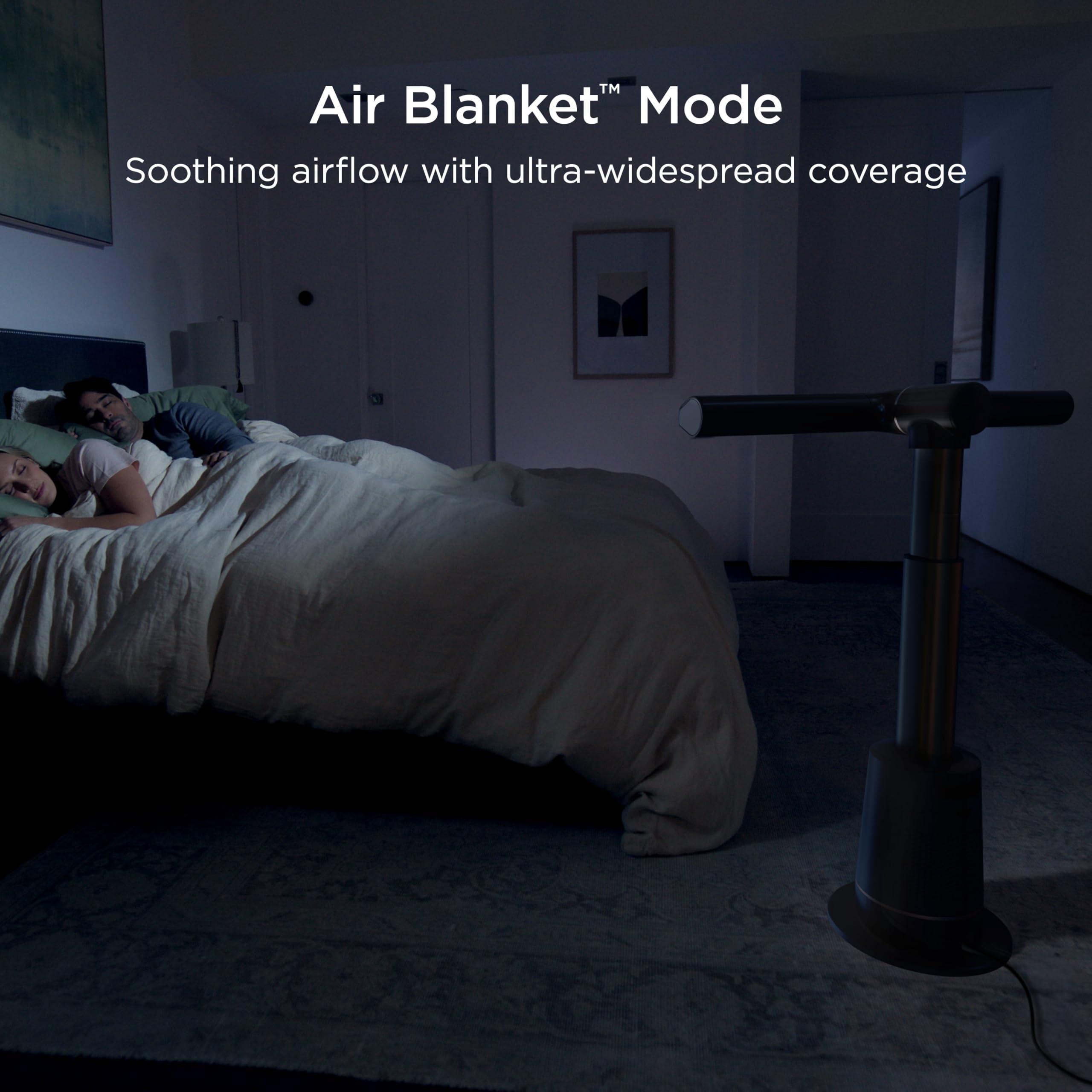 Shark TurboBlade Fan—Ultra-customizable bladeless tower fan, pivots, twists, oscillates 180°, circulates and propels air up to 80 ft., 10 noise levels + 10 speeds, easy to clean, charcoal, TF202S - Image 7