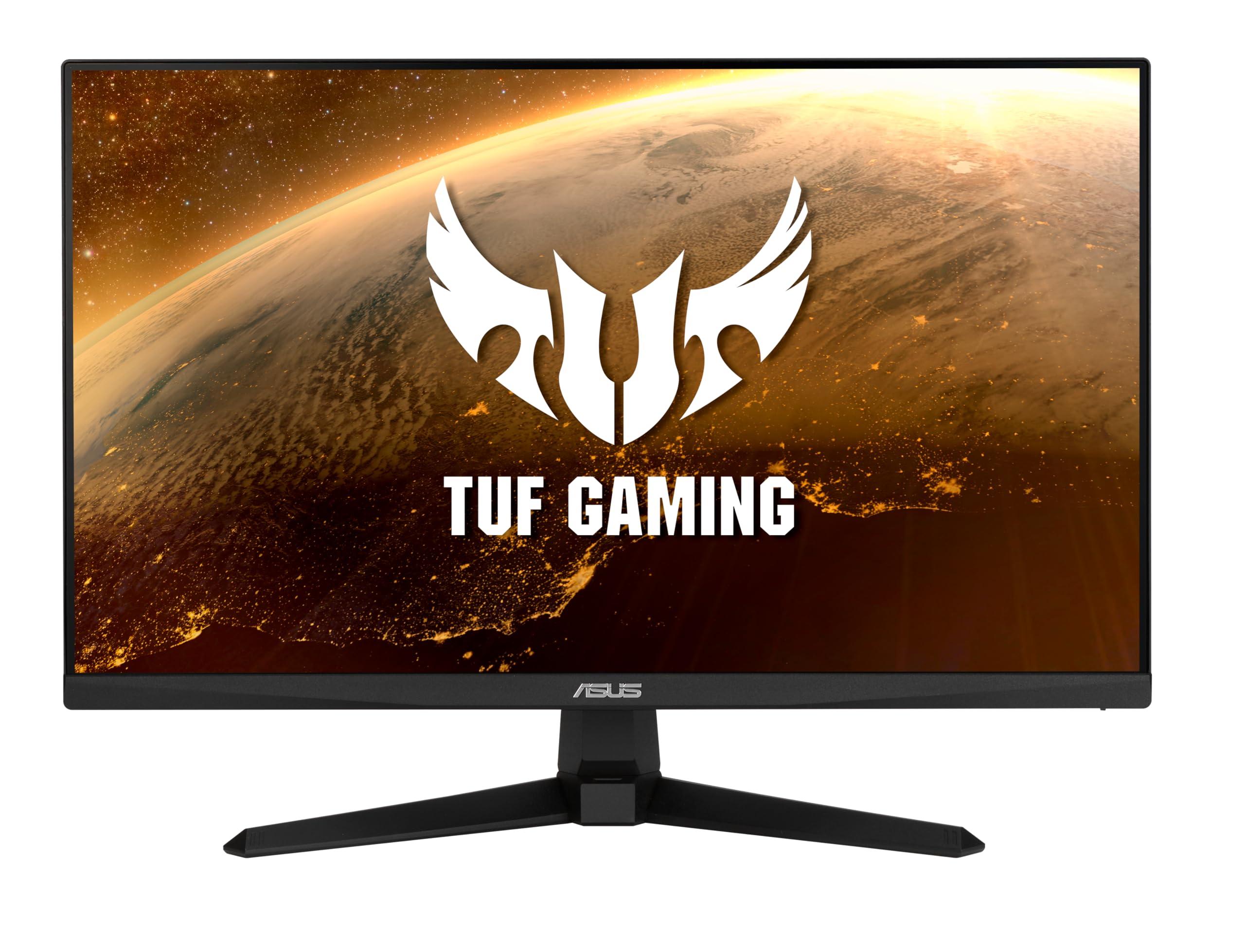 ASUS TUF Gaming 23.8” 1080P Monitor (VG247Q1A) - Full HD, 165Hz (Supports 144Hz), 1ms, Extreme Low Motion Blur, Adaptive-sync, FreeSync Premium, Shadow Boost, Speakers, Eye Care, HDMI, DisplayPort
