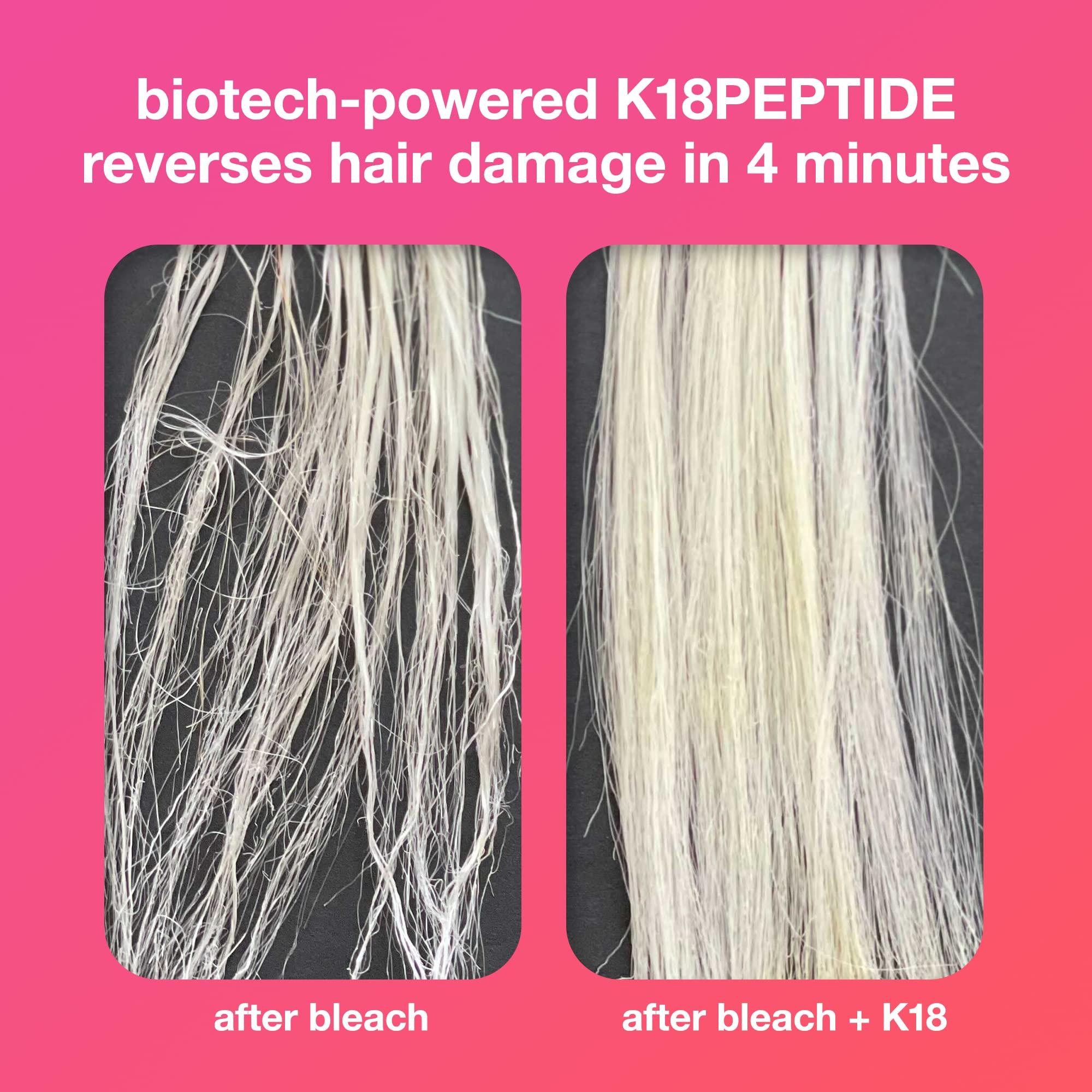 K18 Leave-In Molecular Hair Mask, Repairs Dry or Damaged Hair, Reverse Hair Damage from Bleach, Color, Chemical Services & Heat - Image 3