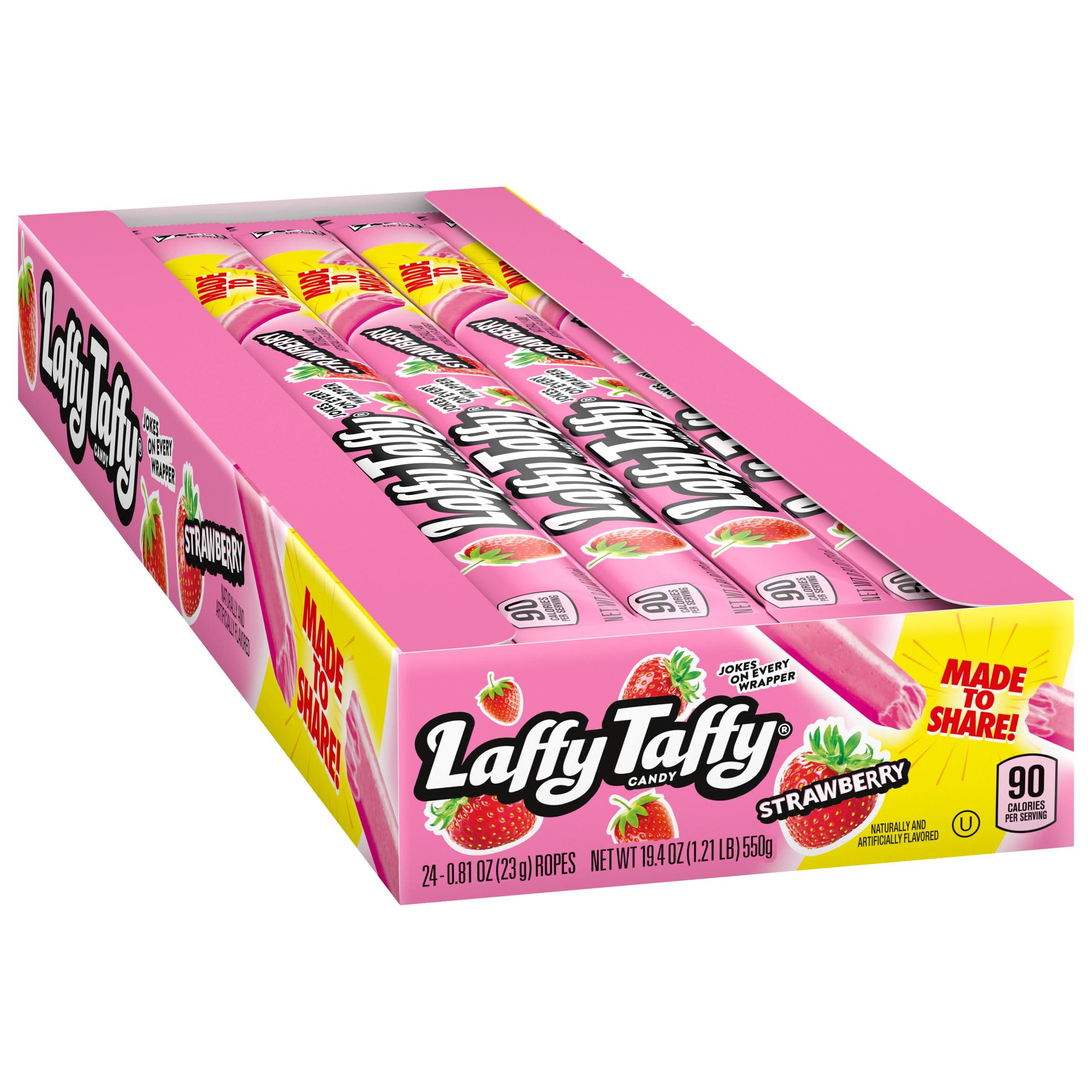 Laffy Taffy Rope Candy, Strawberry Flavor, 0.81 Ounce Ropes (Pack of 24) - Image 5