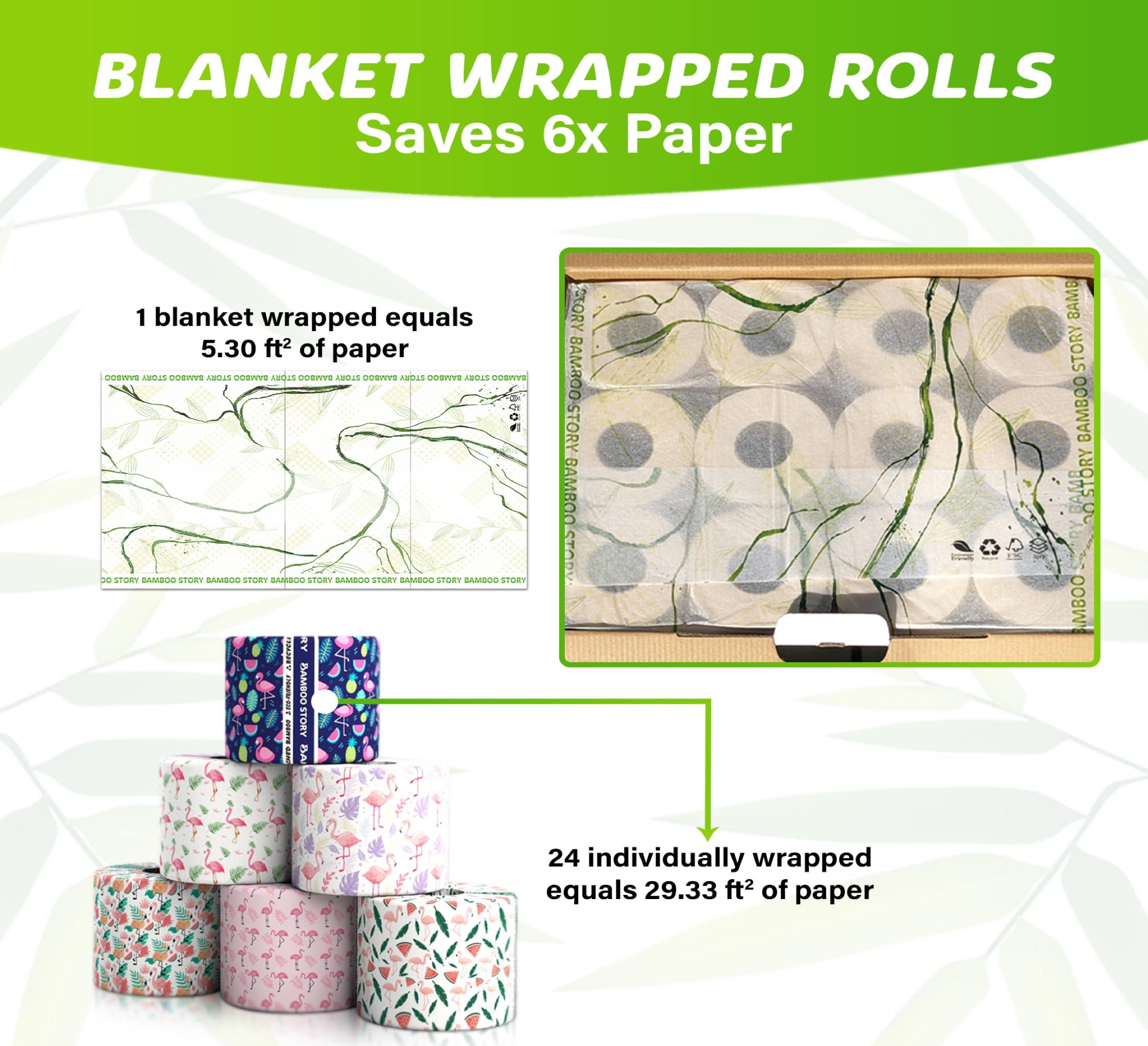 Bamboo Story Eco Toilet Paper | 12 Rolls | 3PLY | 100% Unbleached Bamboo | No Bleach, No PFAS | Vegan & Plastic Free | Plant-Based Tissue | Gentle & Strong | Sustainable Packaging - Image 5