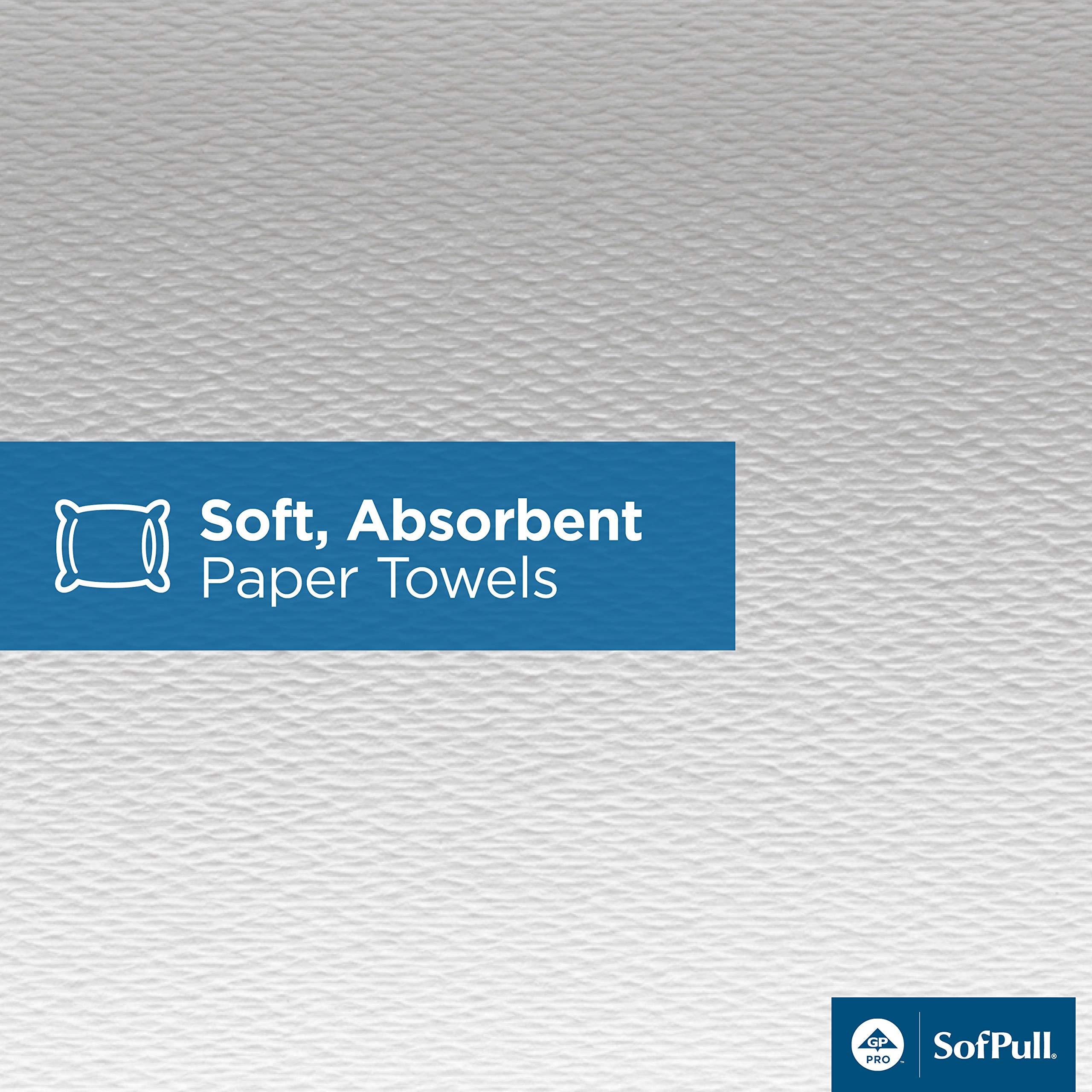 SofPull Centerpull Regular Capacity Premium Paper Towel, White, 28124, 324 Sheets Per Roll, 6 Rolls Per Case - Image 4