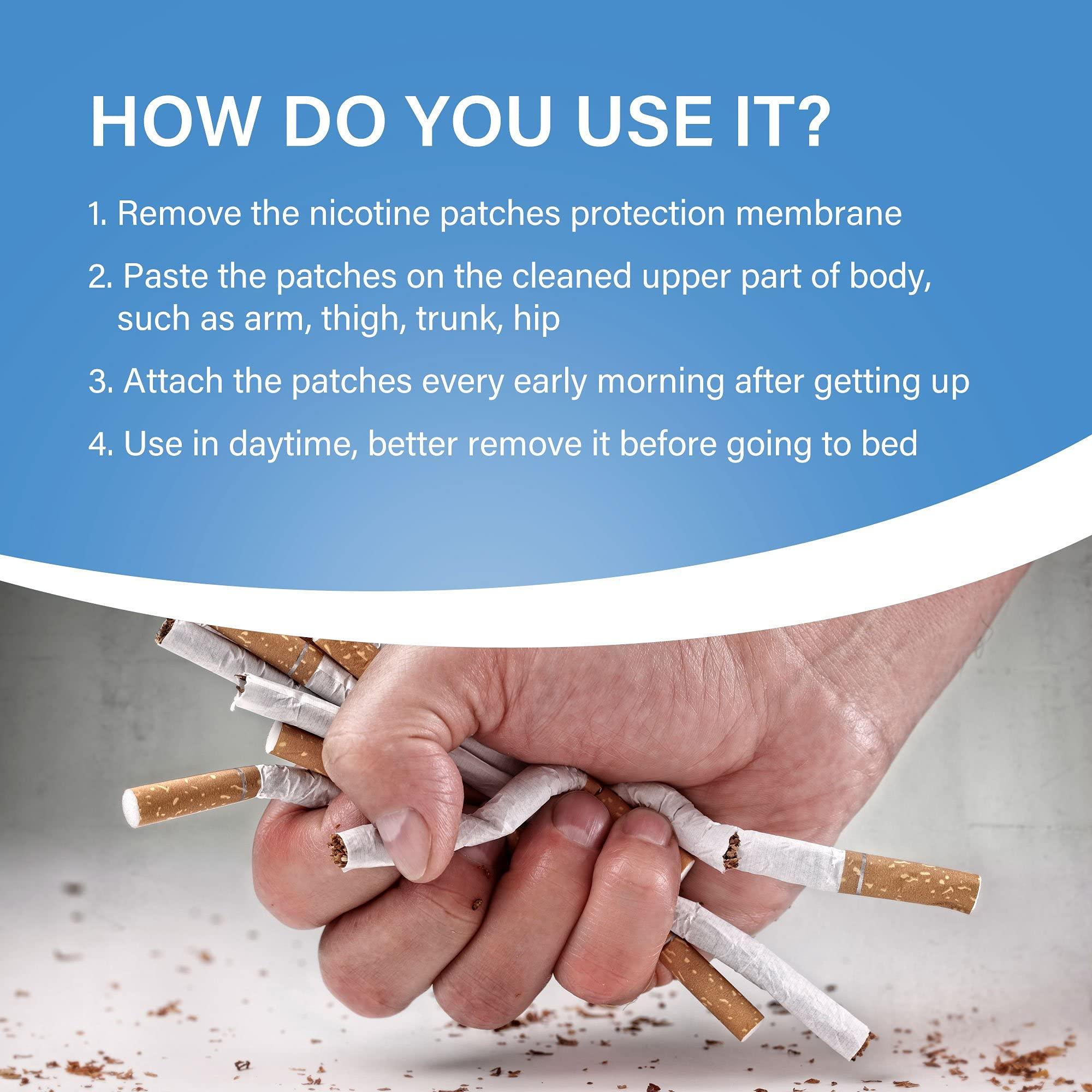 Nicotine Patches to Help Quit Smoking, Stop Smoking - Delivered Over 24 Hours Nicotine Transdermal System to Stop Smoking Aids That Work (Stop Smoking 21mg [Step 1]) - Image 3