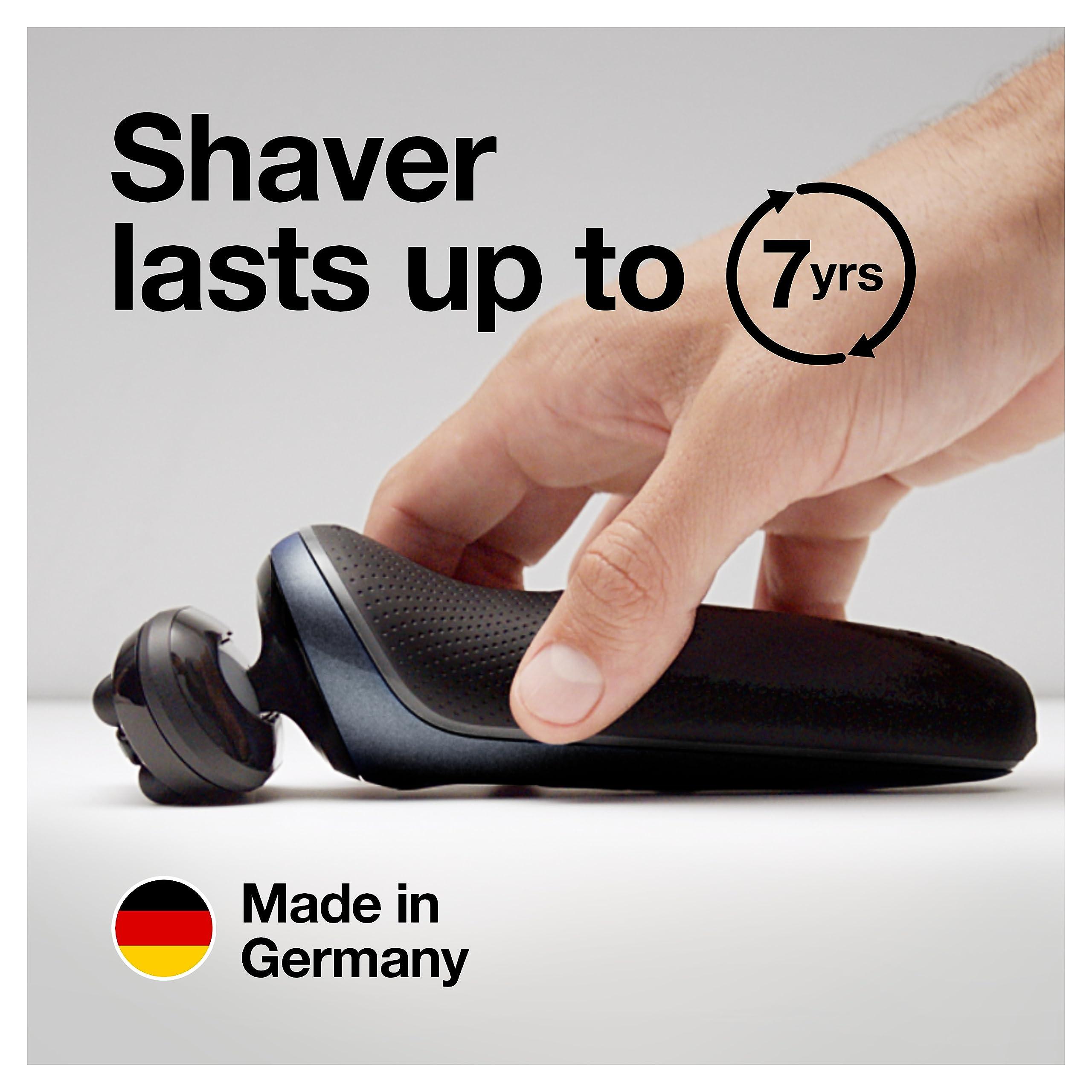 Braun Series 6 6046cs Electric Razor for Men, Wet & Dry, Electric Razor, Rechargeable, Cordless Foil Shaver with Charging Stand, Travel Case and Precision Trimmer, Black - Image 6
