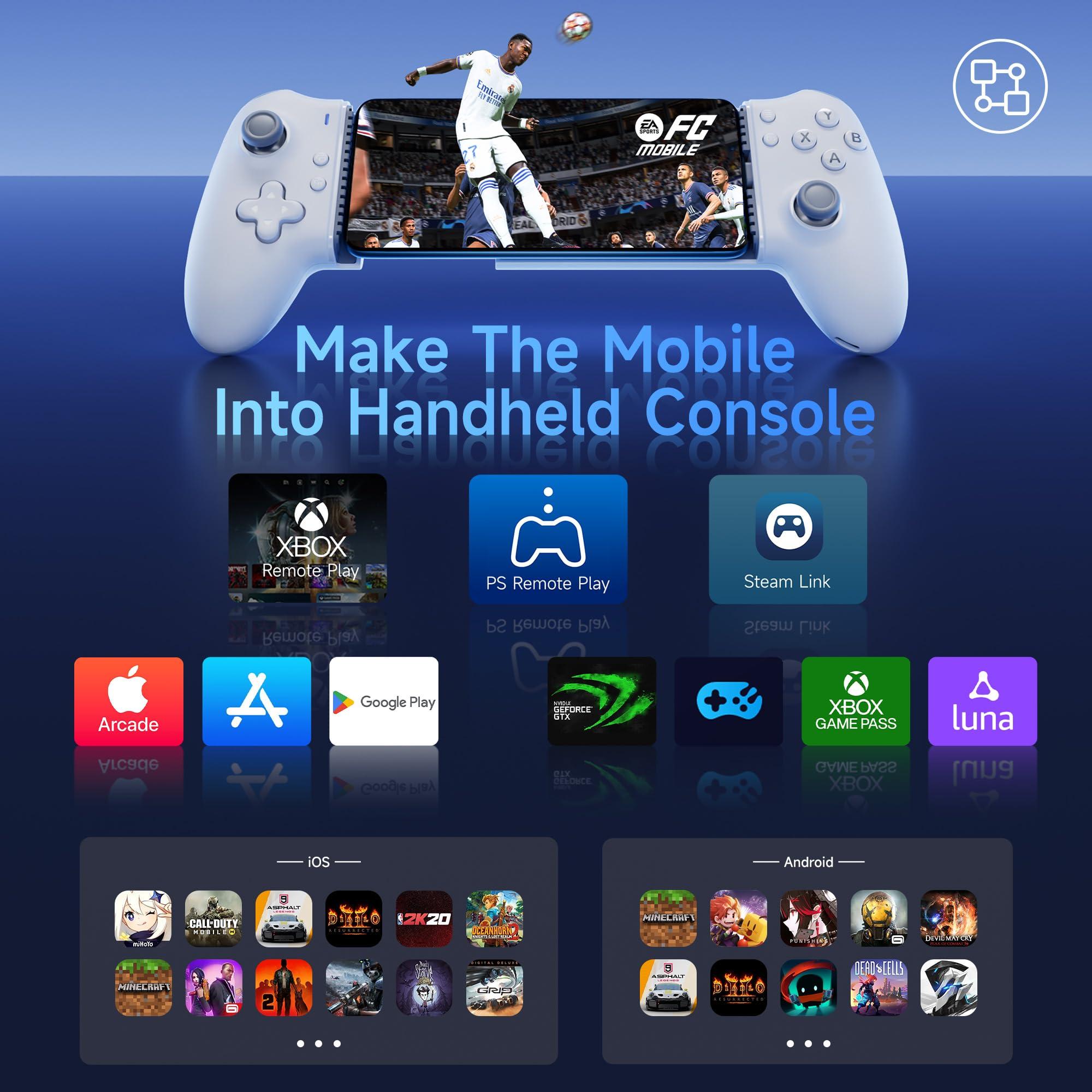 EasySMX M15 Mobile Gaming Controller for Android/iPhone 15 Series,Android Controller with Hall Trigger/Joysticks for Play Minecraft,COD - Image 7