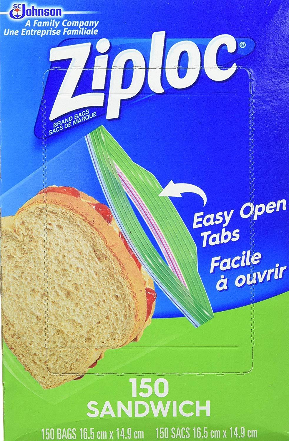 Ziploc Sandwich Bags (150 bags x 4 = 600 bags) - Image 2