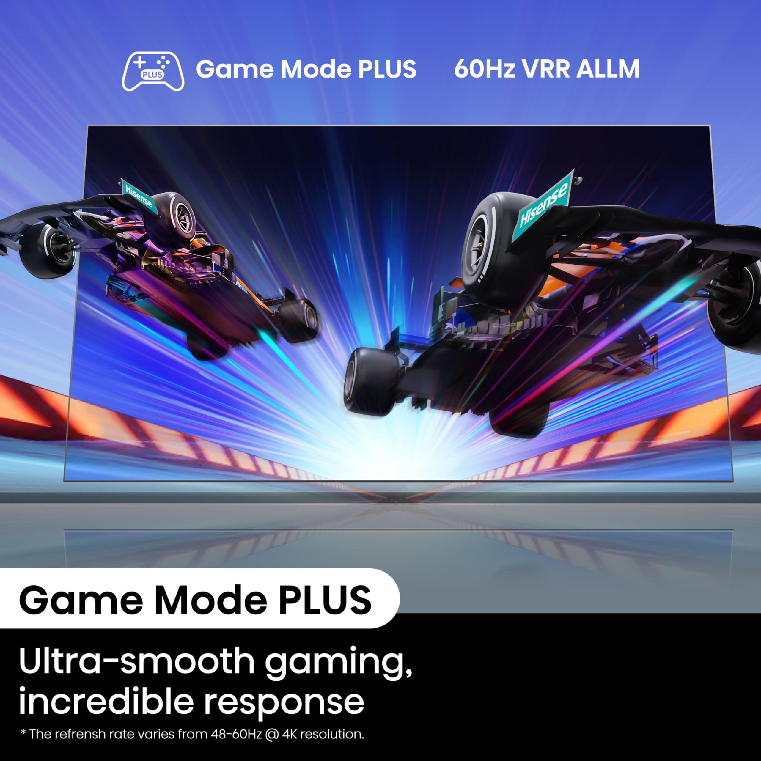 Hisense 85-Inch Class A6 Series 4K UHD Smart Roku TV (85A6NR, 2024 Model) - Dolby Vision HDR, DTS Studio Sound, Game Mode Plus, Alexa Compatibility, Black - Image 8