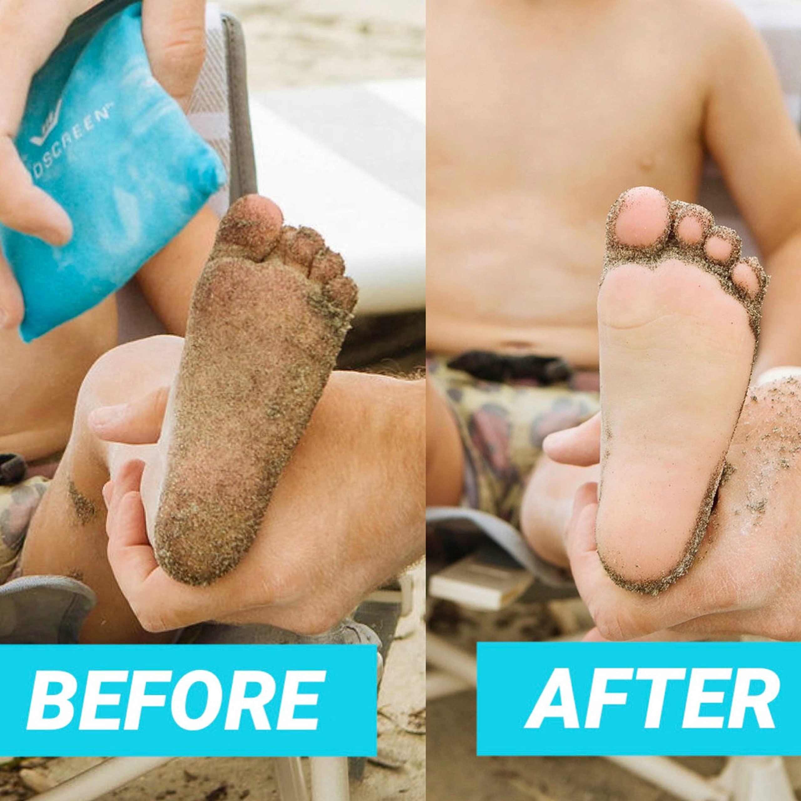 SHAKALO SANDSCREEN Sand Removal Bag | The Original Sand Remover | Talc-Free and Reef Friendly | Fresh, Clean and Sand Free | Great for The Whole Family!(Pack of 1) - Image 2