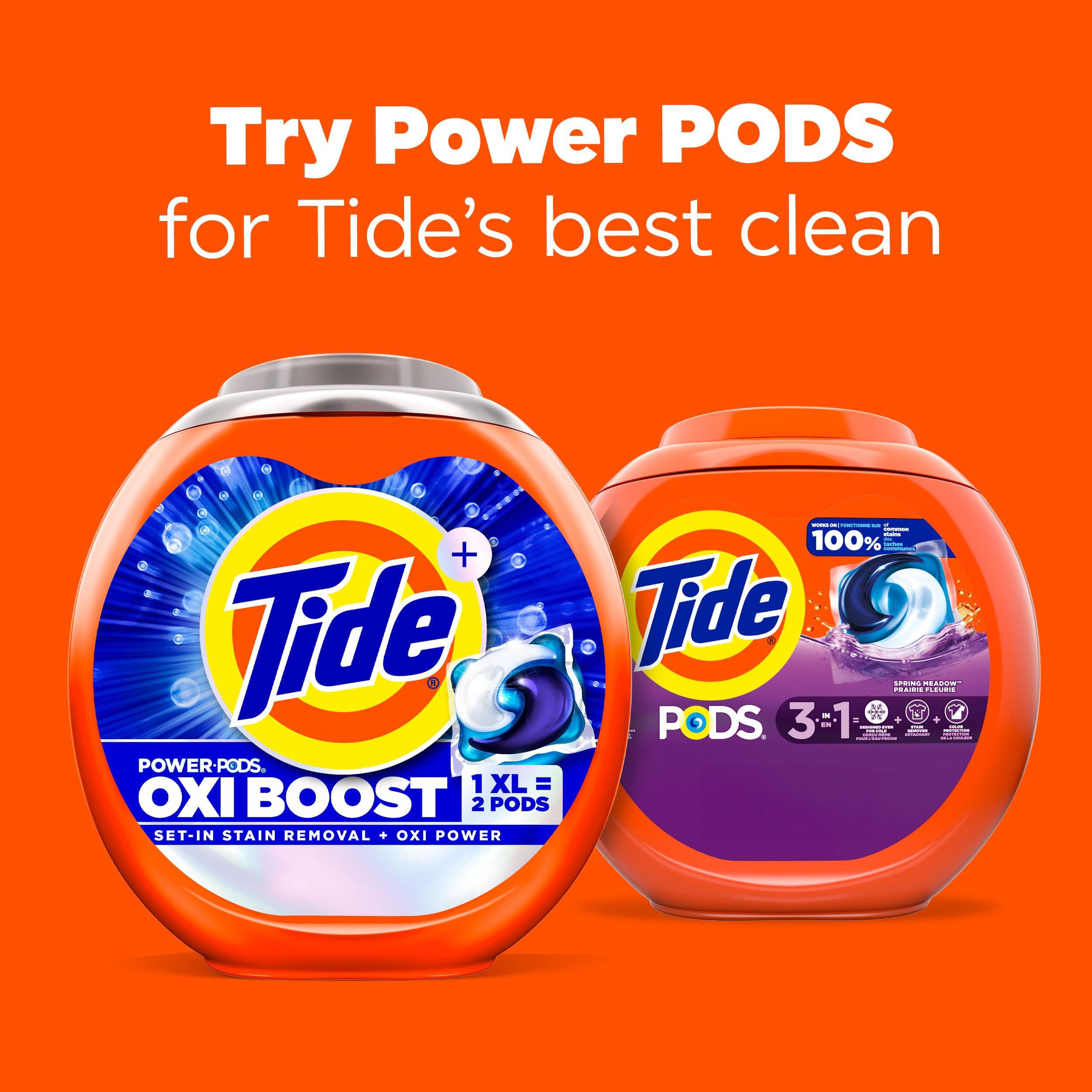 Tide PODS laundry detergent pacs, 3-in-1 Stain Remover, Odor Fighter, Color Protector, 76 Count, HE compatible, Spring Meadow Scent - Image 11
