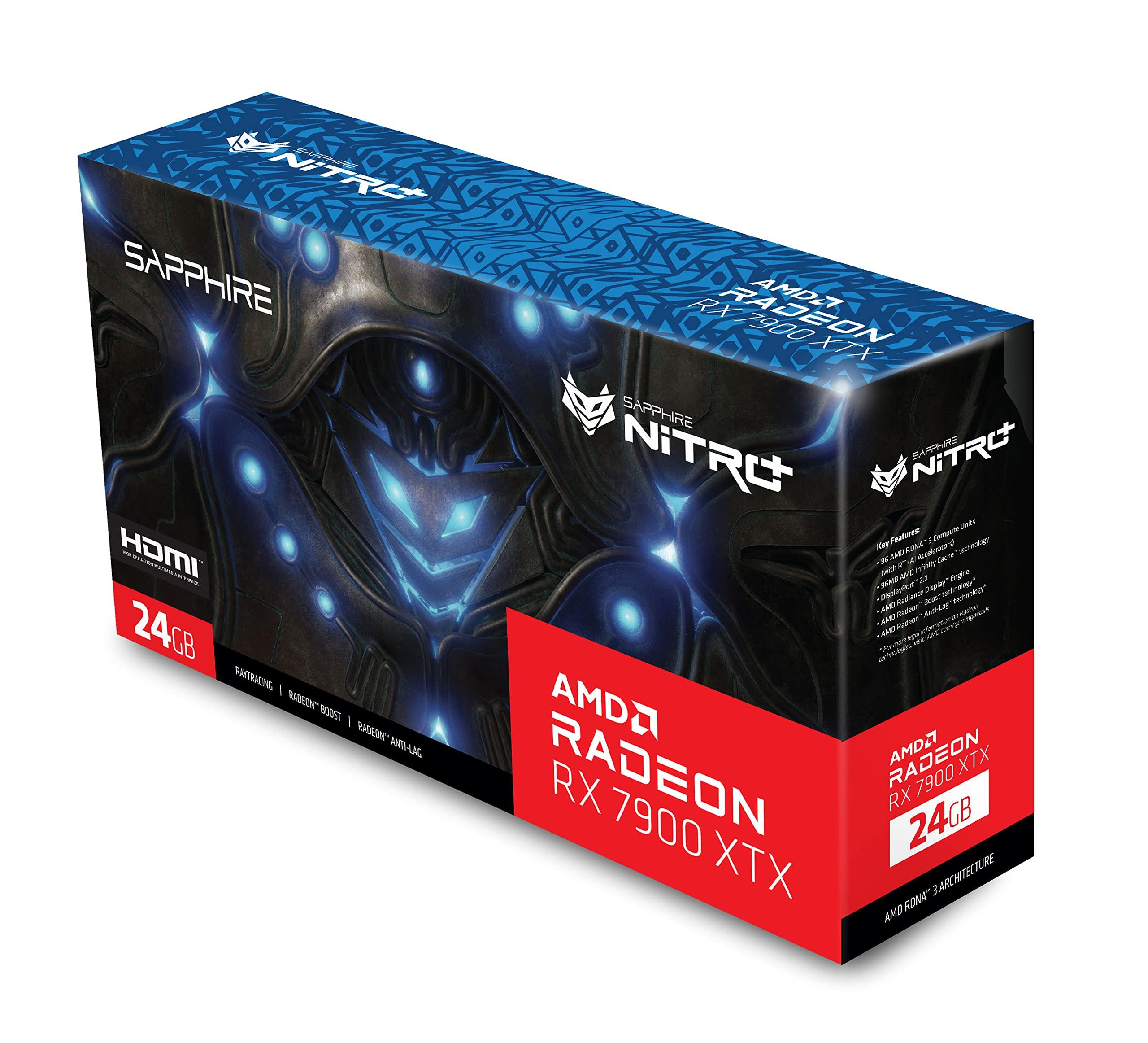 Sapphire 11322-01-40G Nitro+ AMD Radeon RX 7900 XTX Vapor-X Gaming Graphics Card with 24GB GDDR6, AMD RDNA 3 - Image 8