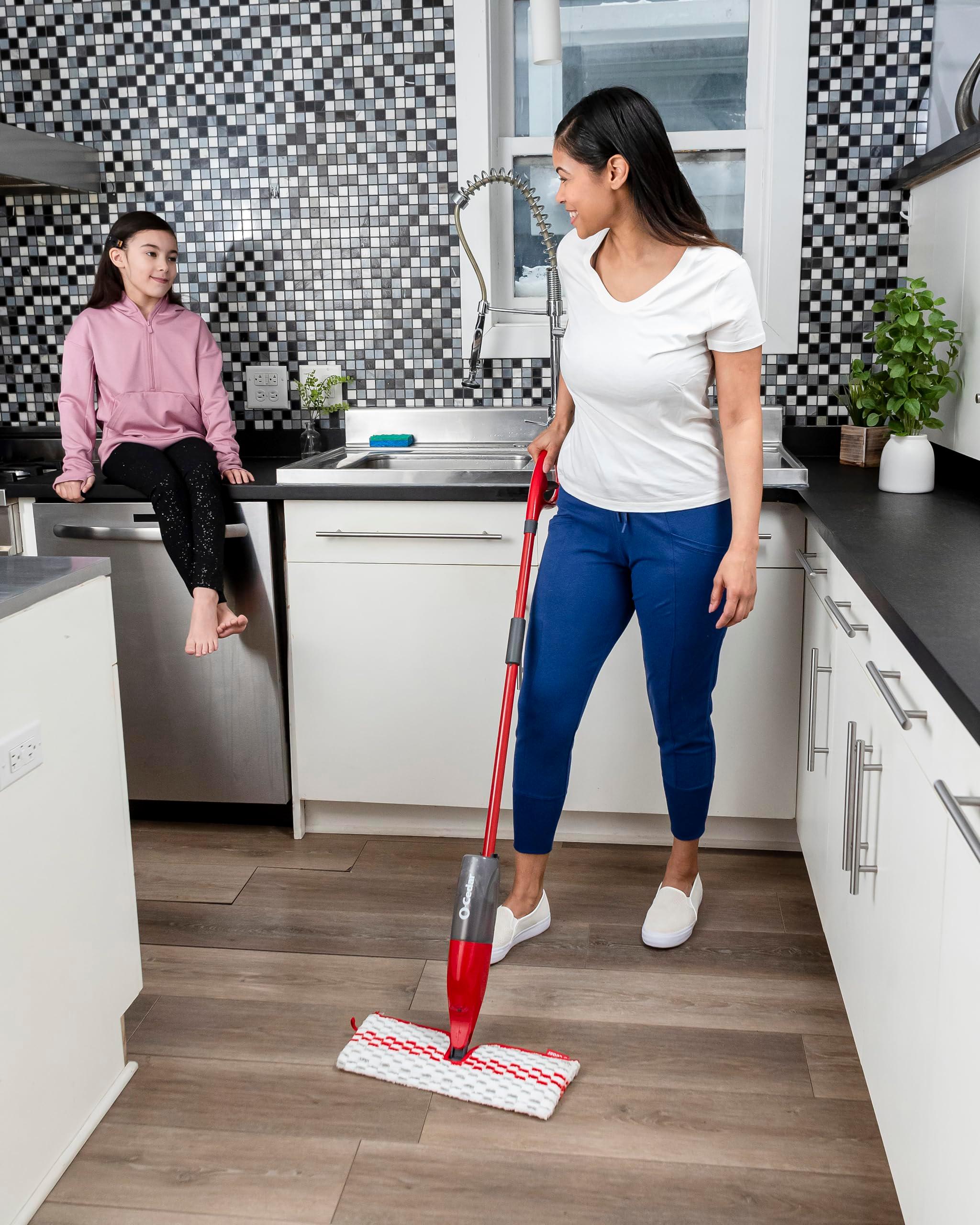 O-Cedar ProMist MAX Microfiber Spray Mop Removes 99% of Bacteria with just Water, Features 1 Extra Refill - Image 20