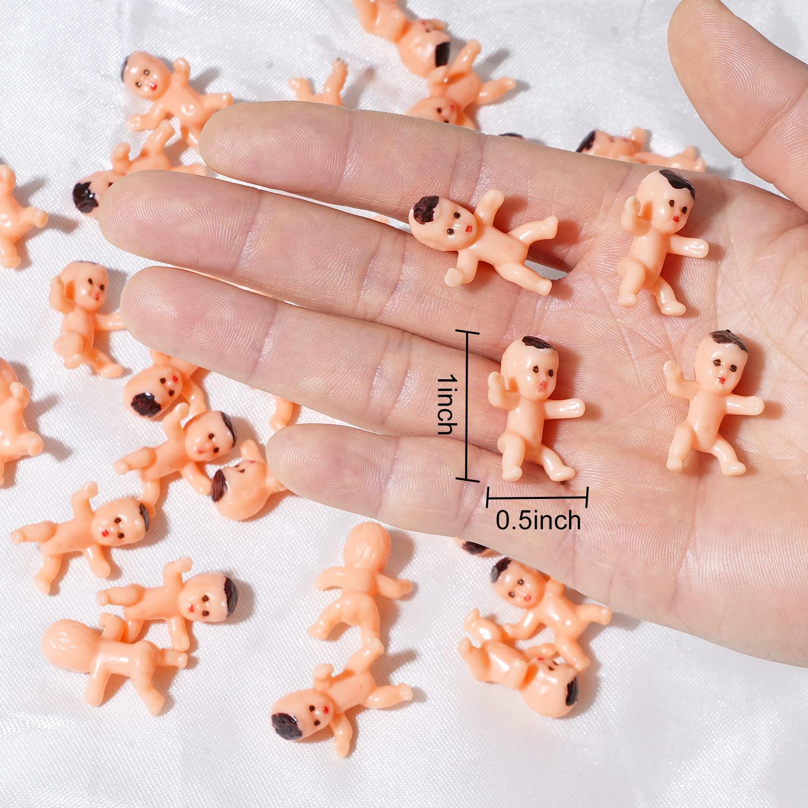Bouclel Party Decorations Mini Plastic Babies Party Supplies Shower ice cube Game Decor Supplies（40 PCS 1in） - Image 4