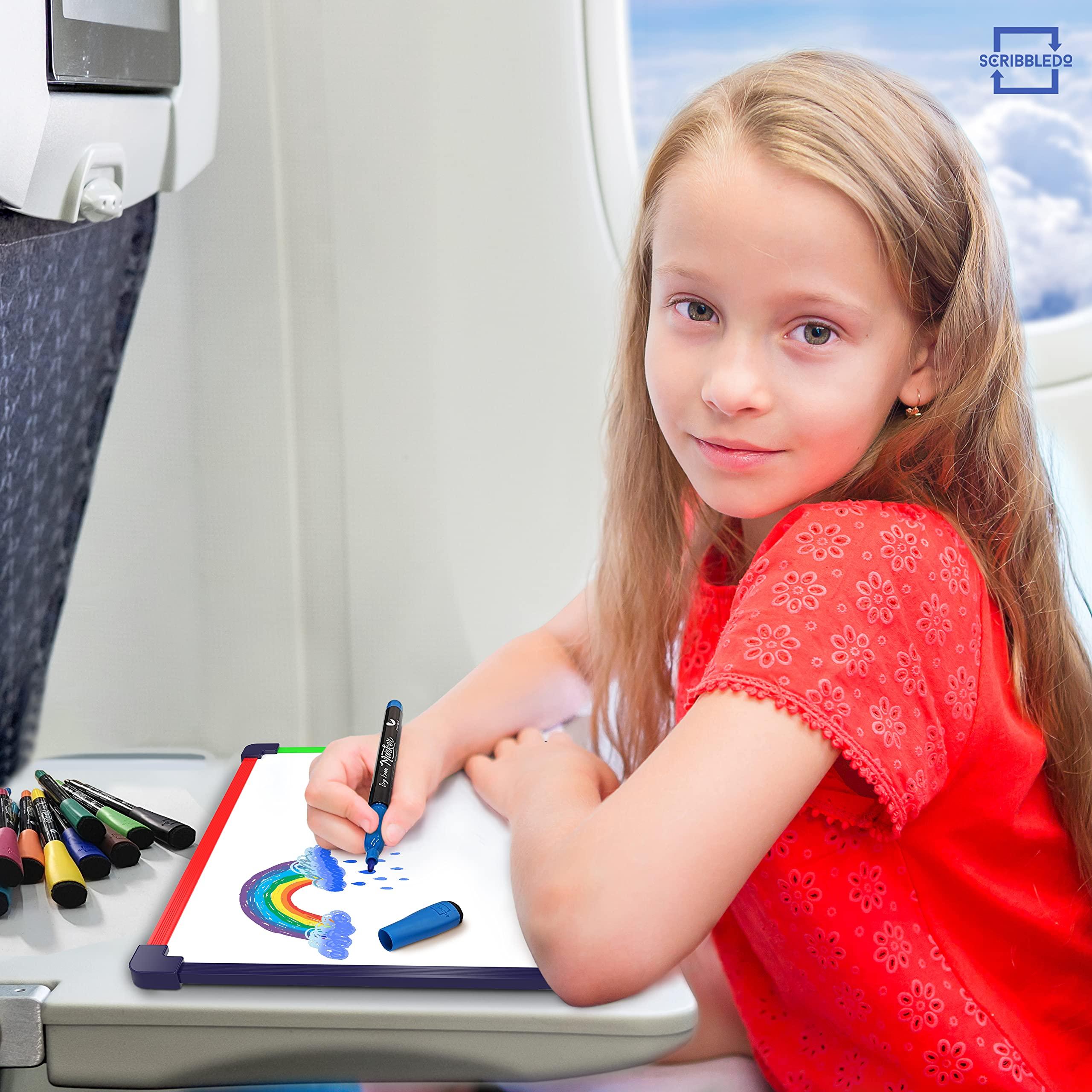 10 Travel Size Art Coloring White Board & Eraser Car Airplane Travel Essentials Kids Travel Accessories 9x12 Travel Games for Kids Travel Toys for Toddlers 3+ Plane Travel Game for Kids Ages 4-8 & Up - Image 9