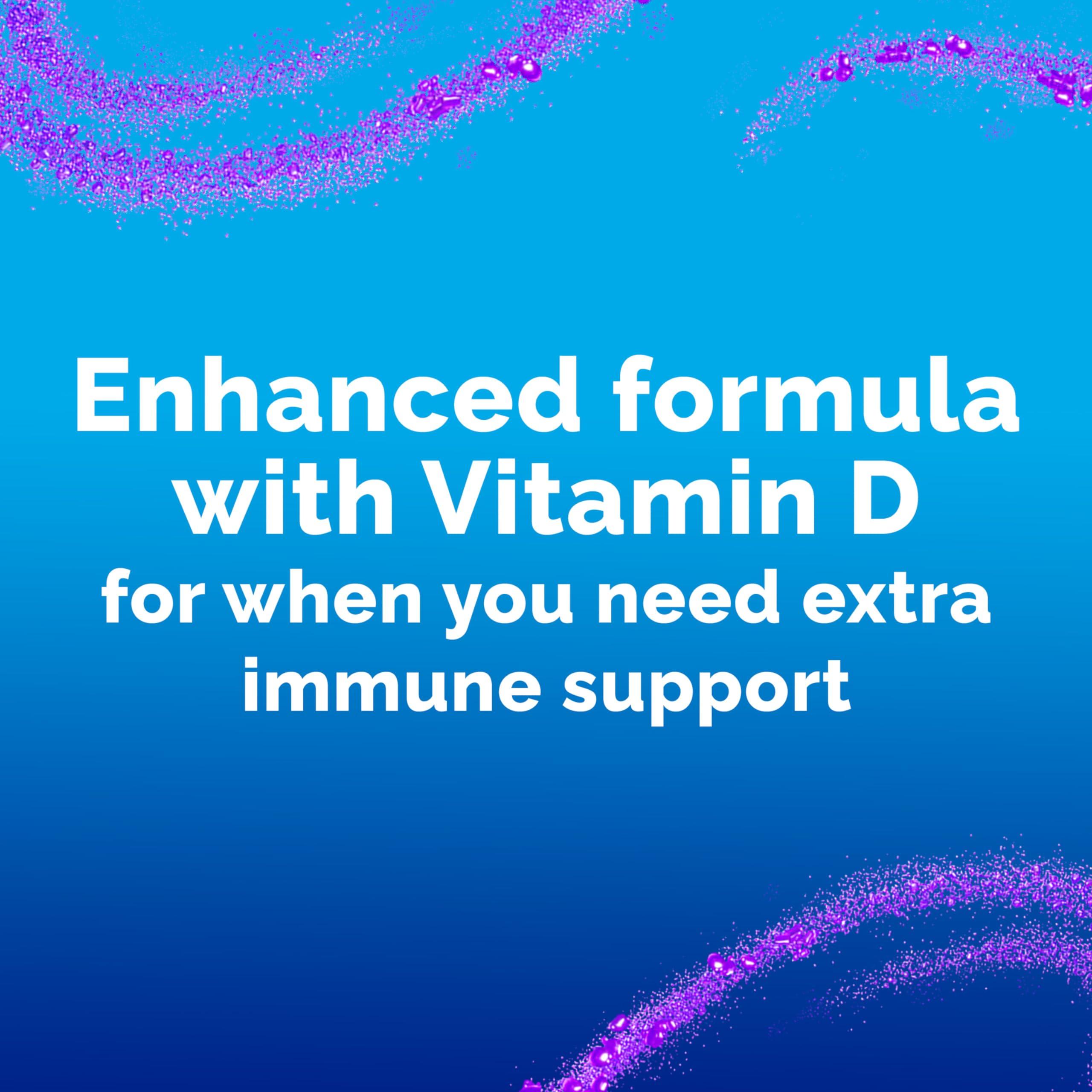 Emergen-C Immune Plus Crystals, On-The-Go Immune Support Supplement with Vitamin C, Vitamin D, B Vitamins, Zinc and Manganese, Berry Lemonade - 28 Stick Packs - Image 4