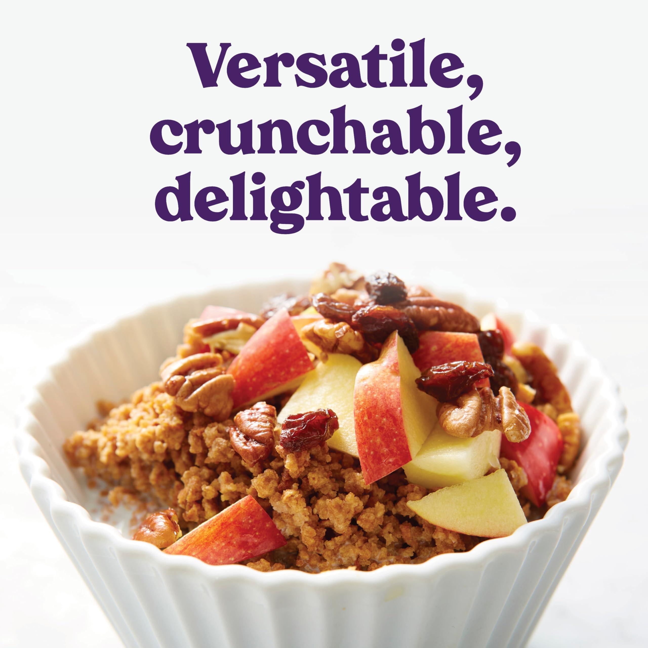 Post Grape Nuts Original Breakfast Cereal, Crunchy Whole Grain Wheat and Barley Cereal, Non-GMO Project Verified, 20.5 OZ Box - Image 4