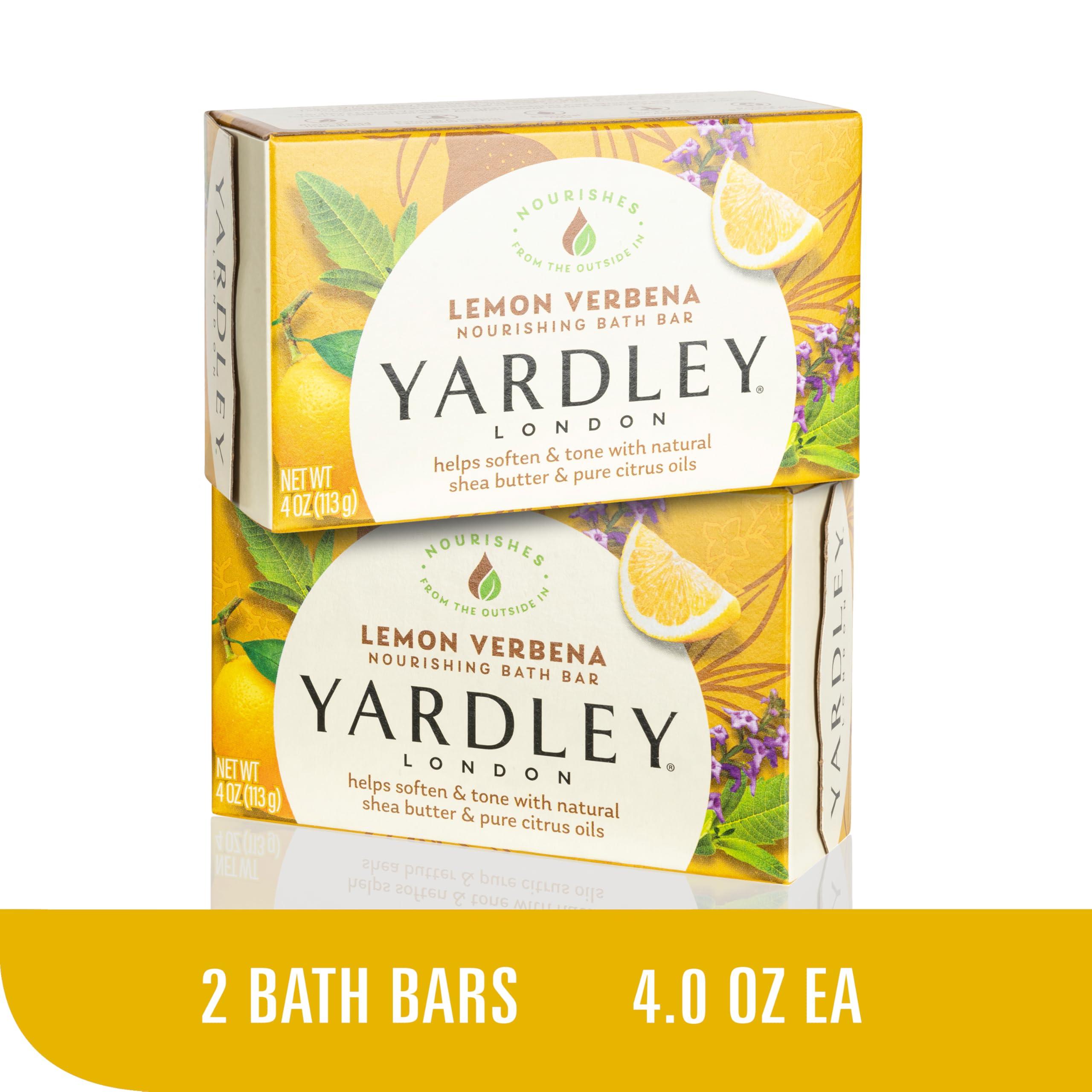 Yardley London Soap Bath Bar Bundle - 10 Bars: English Lavender, Oatmeal and Almond, Aloe and Avocado, Cocoa Butter, Lemon Verbena 4 Ounce Bars (Pack of 10, Two of each) - Image 3