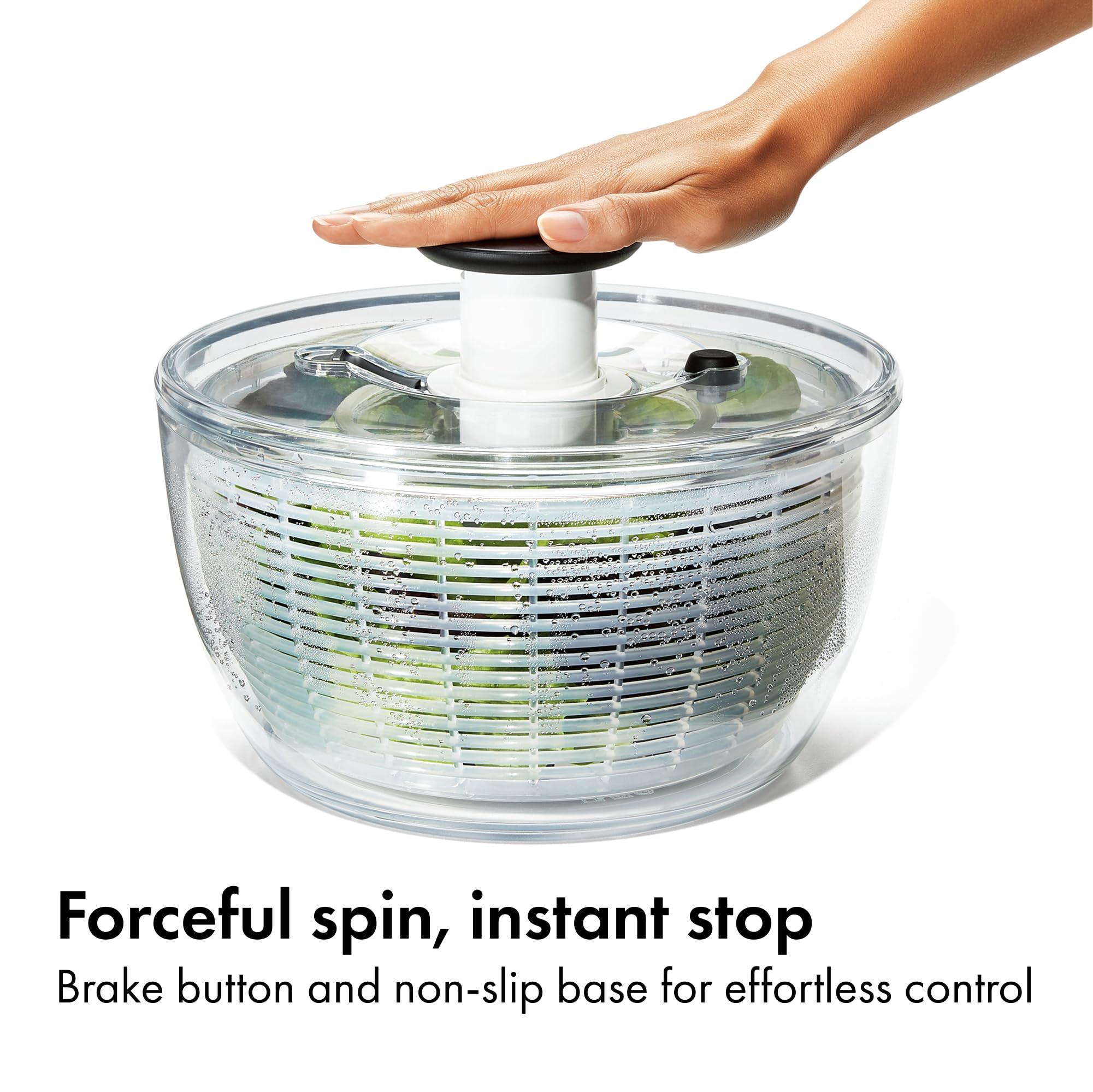 OXO Good Grips Salad Spinner, Fruit Washer and Lettuce Spinner - Image 4