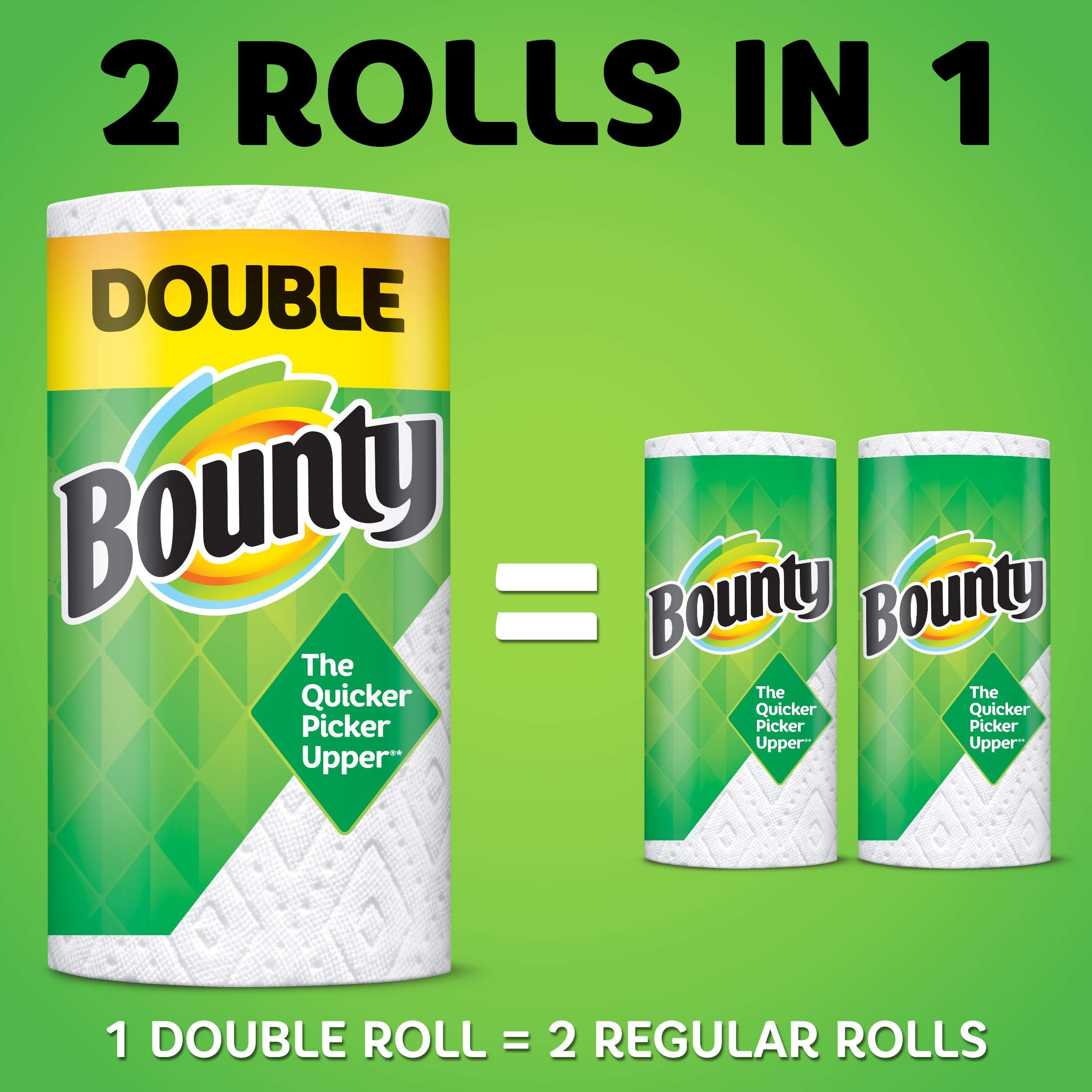 Bounty Full Sheet Paper Towels, White, 6 Double Rolls = 12 Regular Rolls - Image 4