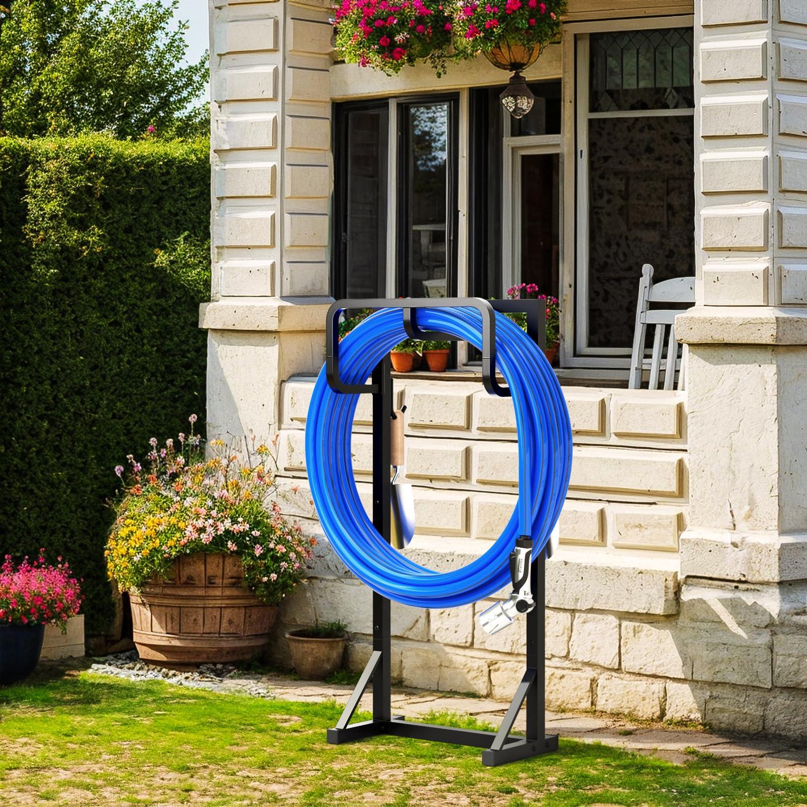 Coonoor Garden Hose Holder, Freestanding Water Hose Holder for Outside, Reinforced Garden Hose Storage Rack for Lawn & Yard - Image 7
