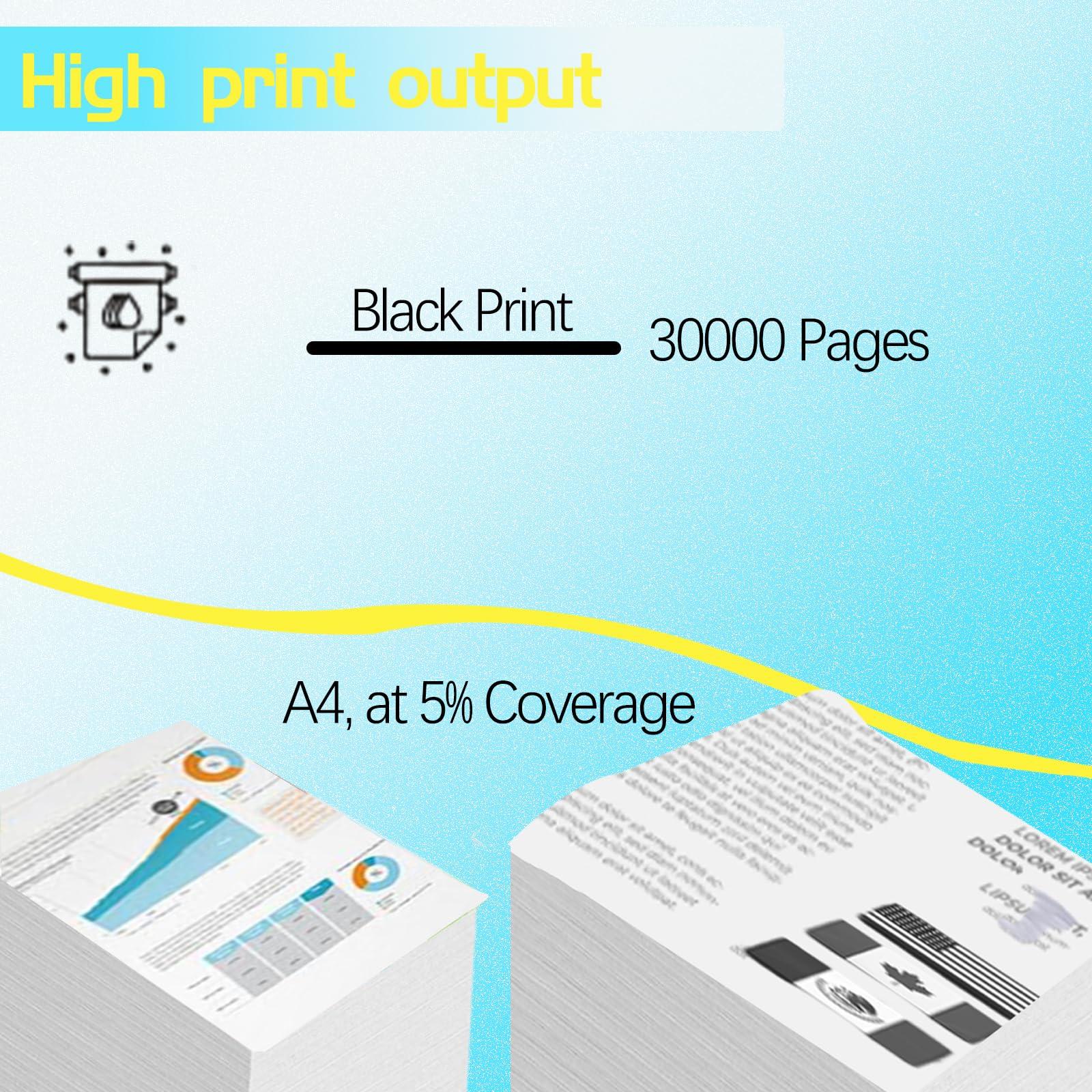 B600 Toner Cartridge Compatible for Xerox VersaLink B600DN B600DT B600DX B600DXF B600DXP Printers, High Production Replacement (Black) - Image 3