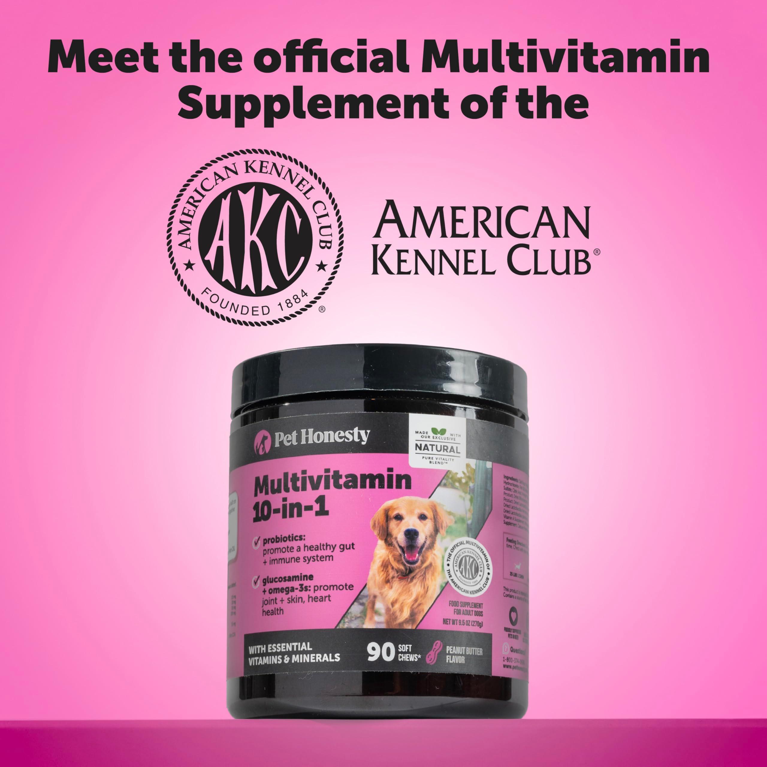 Multivitamin Dog Supplement, Glucosamine Chondroitin for Dogs, Probiotics, Omega Fish Oil, Dog Supplements & Vitamins, Vitamins for Skin and Coat Allergies (Chicken 90 ct) - Image 4