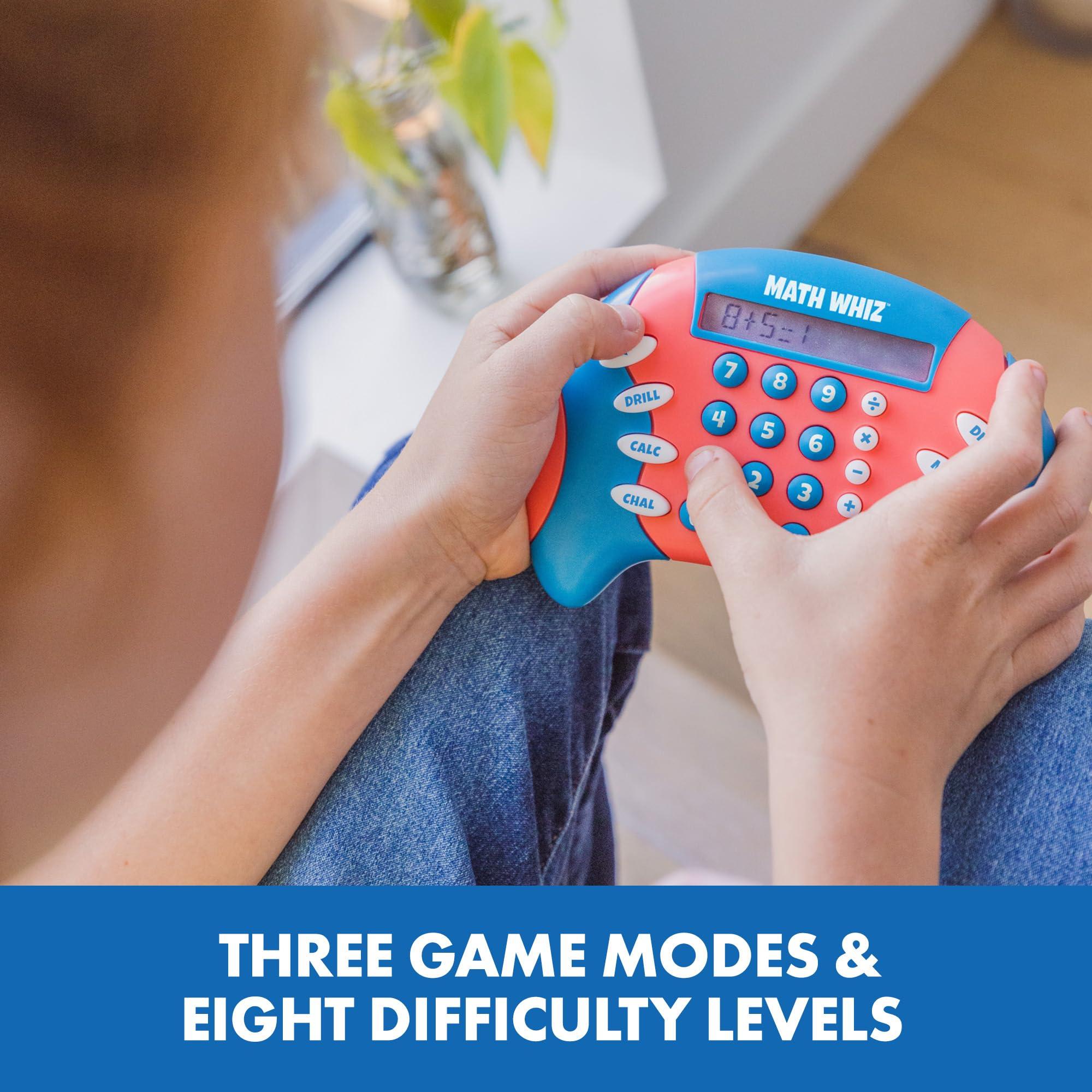 Educational Insights Math Whiz - Electronic Math Games, Addition, Subtraction, Division, and Multiplication Game, Handheld Games for Kids, Interactive STEM Learning Tools for Ages 6+ - Image 5