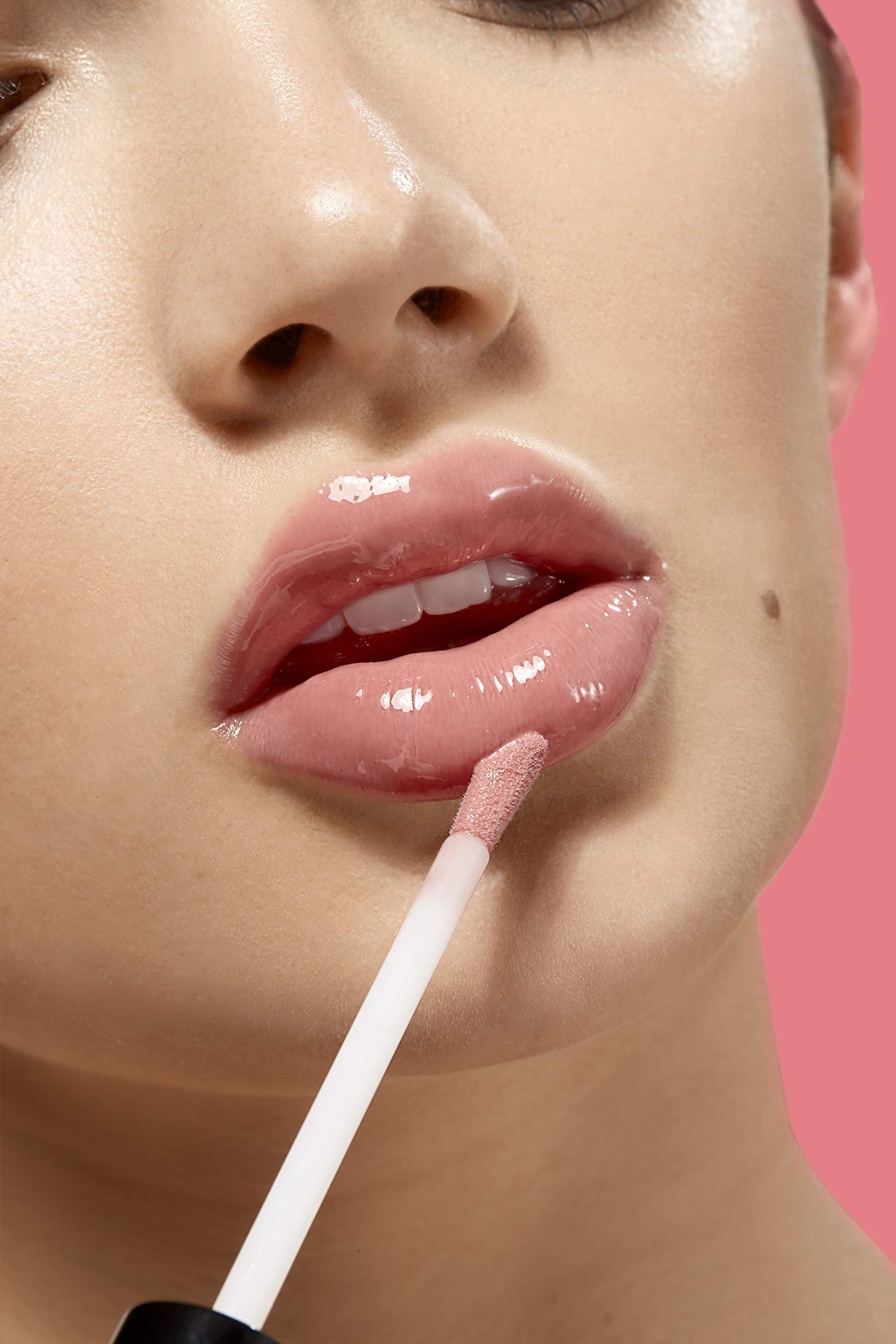 e.l.f. Cosmetics Tinted Lip Oil, Long Lasting & Sheer Coverage, Non-Sticky, Hydrates, Adds Shine, Infused with Jojoba, Apricot & Vitamin E, Pink Kiss, 0.1 Oz - Image 3