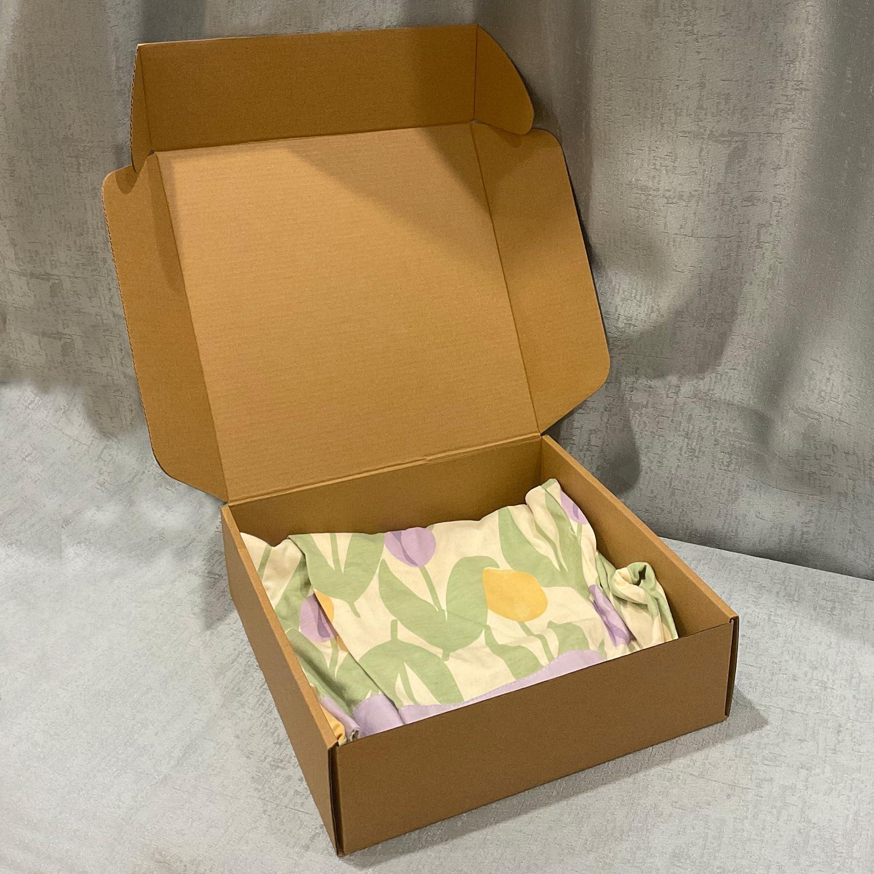 10x10x3 inch Shipping Boxes，Bulk 20 Pack，Brown Corrugated Mailers Cardboard Literature Mailer Box for Packaging Business, Mailing,Moving and Storage，Small Gift Boxes for Wrapping Mailing Present - Image 9