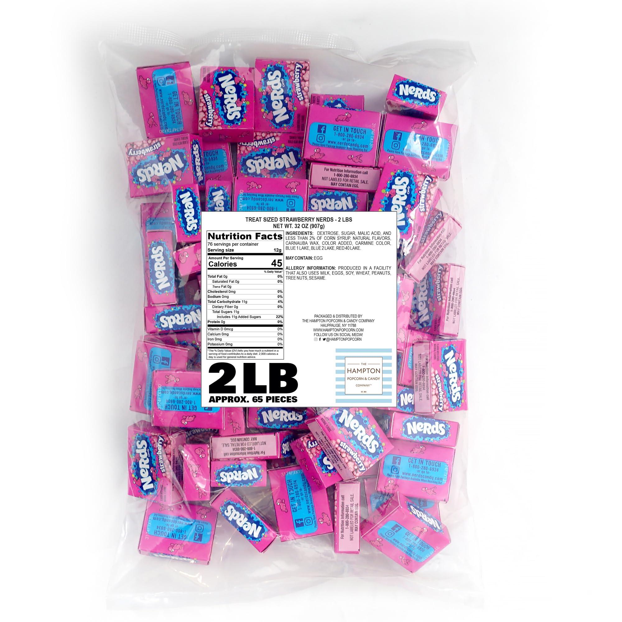Strawberry Box Candy, 2lb Bulk Bag (Approx 65 Treat Size Boxes), Strawberry Flavor, Pink Candy - Image 3