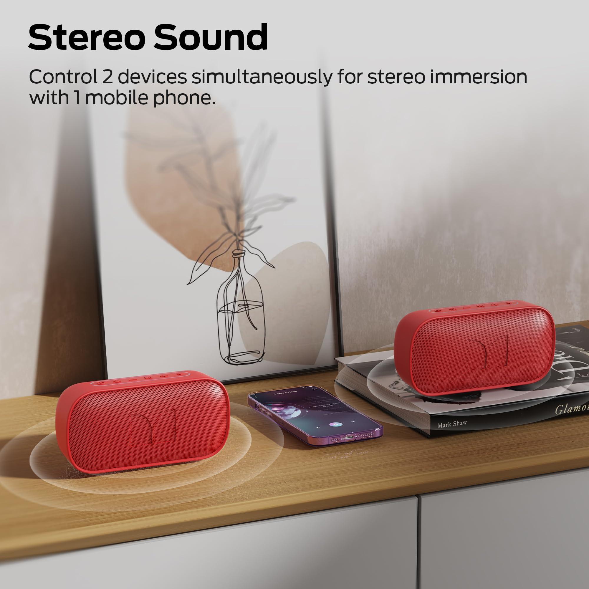 Monster S150 Speaker, Strong Bluetooth 5.4, IPX7 Waterproof Wireless Speaker, Support Sulti-Channel Connection, HD Hands-Free Calling, Compact Design Bluetooth Speakers - Image 3