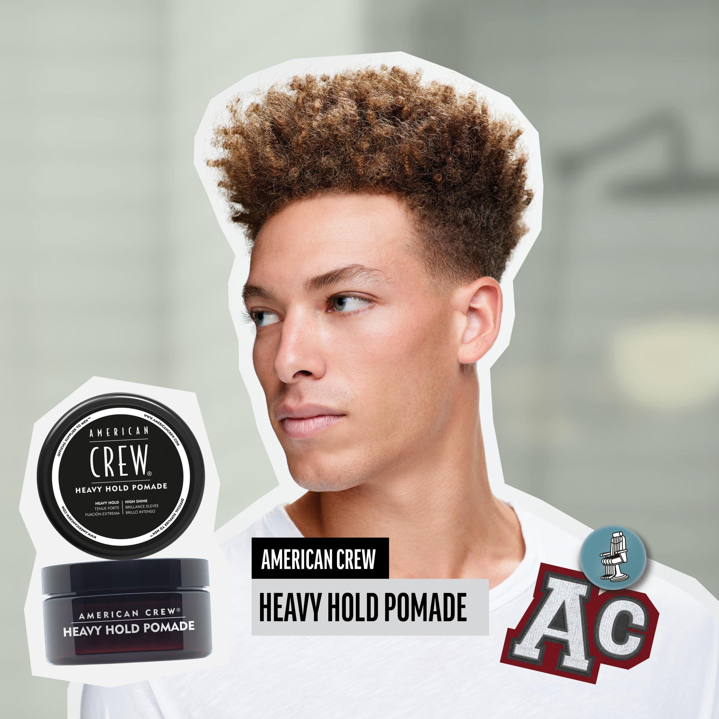 American Crew Men's Hair Pomade, Like Styling Gel with Heavy Hold & High Shine, 3 oz - Image 2