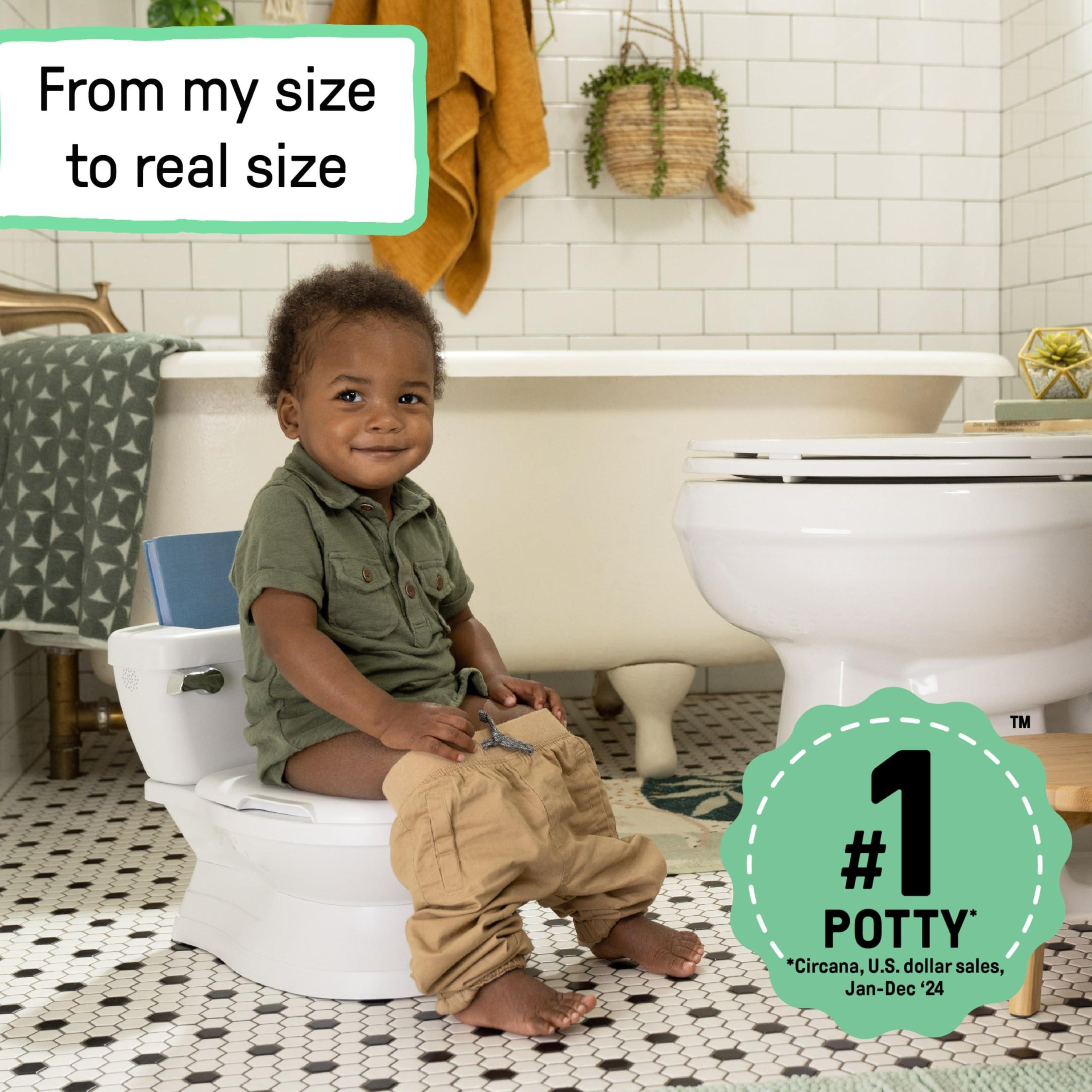 Summer Infant by Ingenuity My Size Potty Pro in White, Toddler Potty Training Toilet, Lifelike Flushing Sound, for Ages 18 Months+, Up to 50 Pounds - Image 4