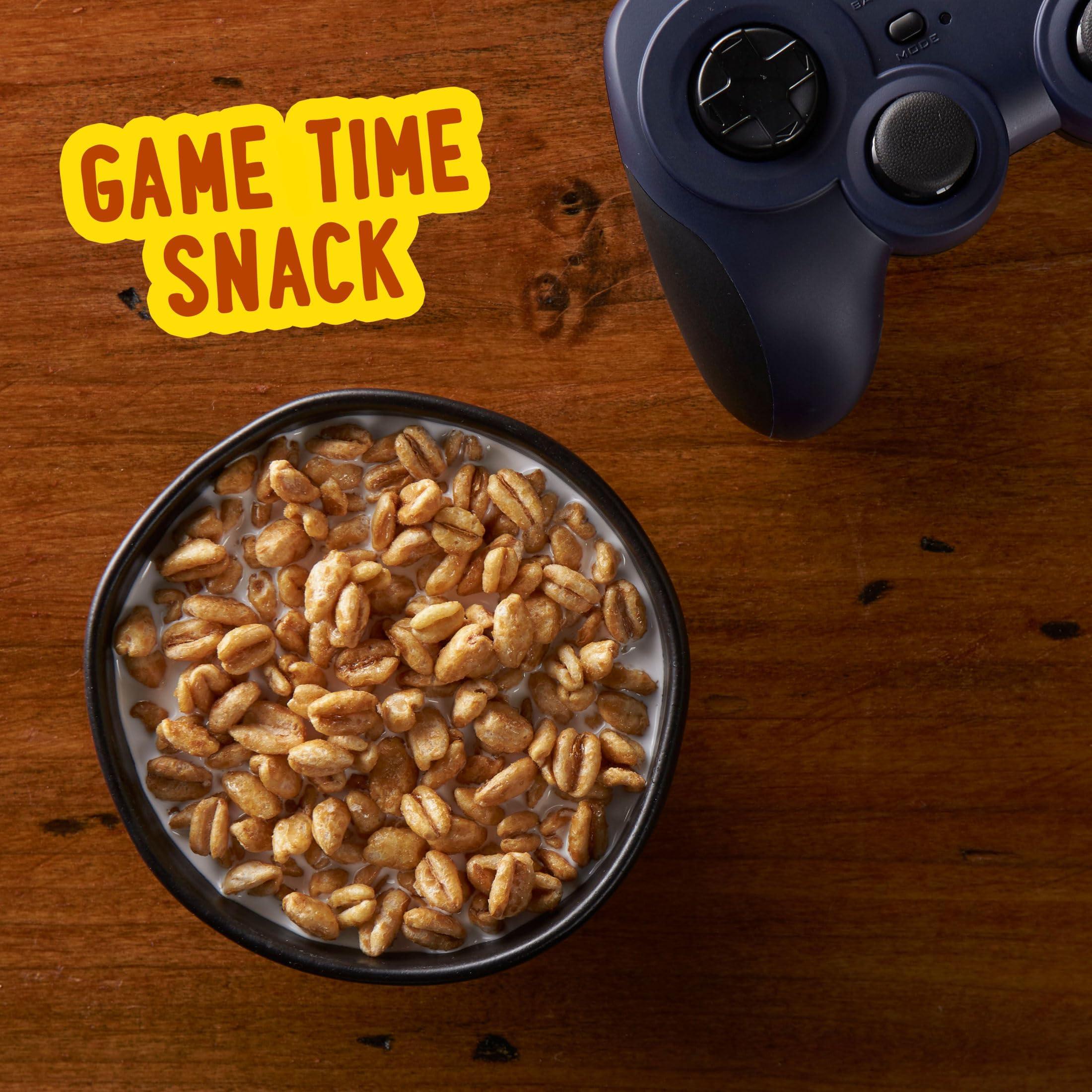 Honey Smacks Breakfast Cereal, Made with Whole Grain, Kids Snacks, Large Size, Original, 15.3oz Box (1 Box) - Image 5