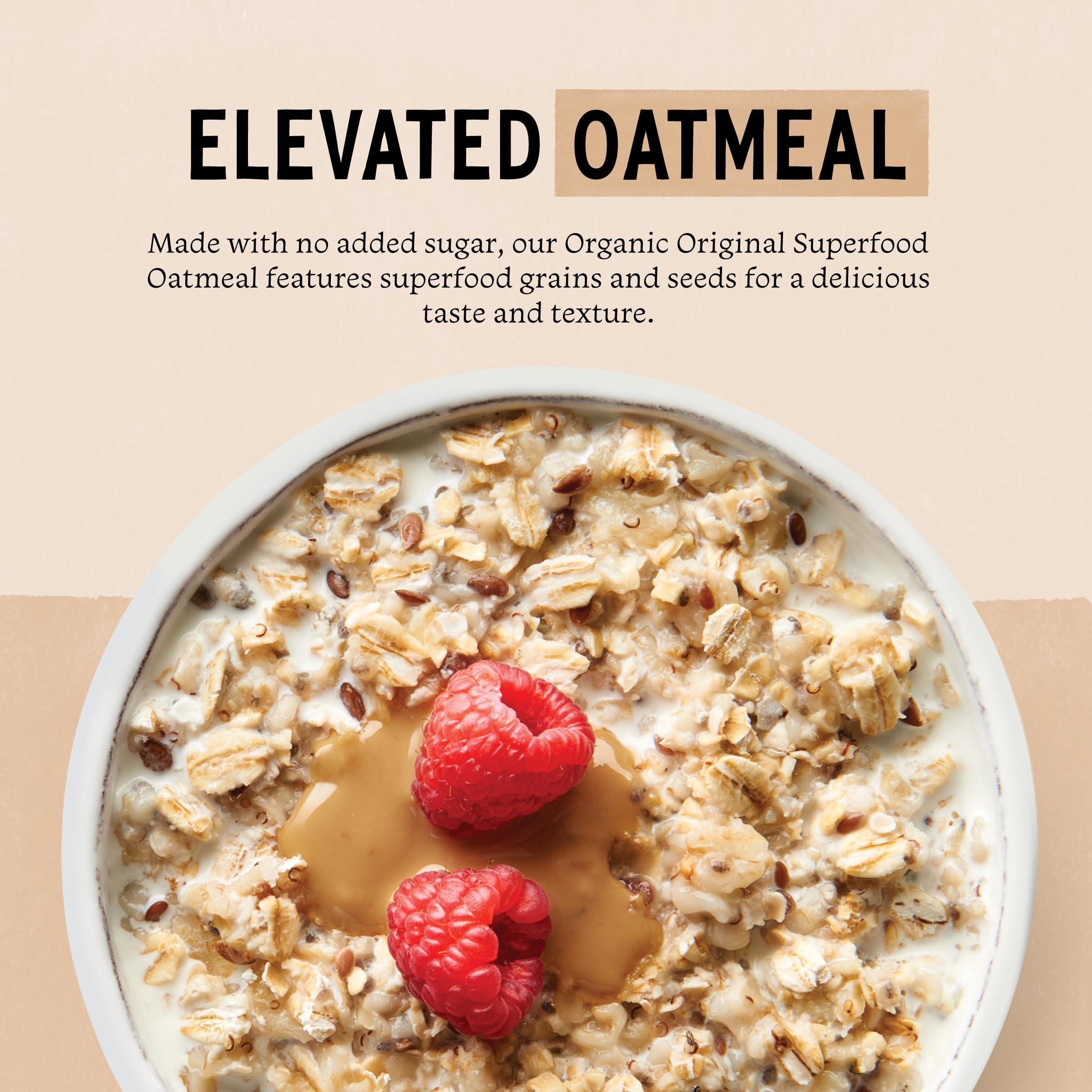 Purely Elizabeth Superfood Oats - Gluten-Free Oats & Non-GMO Project Verified | 100% Vegan & Packed with Protein & Fiber | Original - 10oz - Image 3
