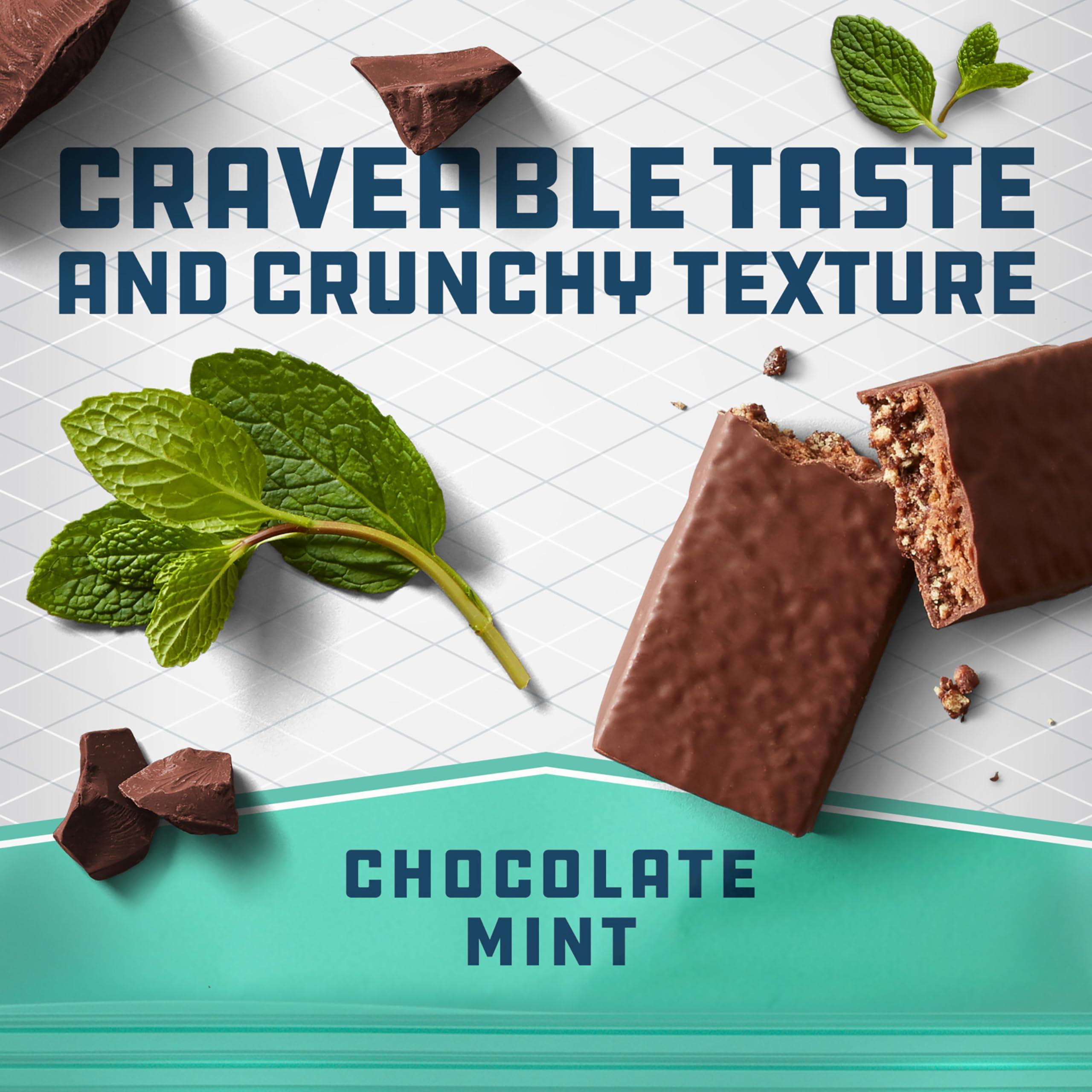 CLIF BUILDERS Protein Bars - Chocolate Mint Flavor - 20g Plant Based Protein - Gluten Free - Non-GMO - Low Glycemic - No Artificial Sweeteners - Value Pack, 2.4 oz. (12 Count) - Image 5