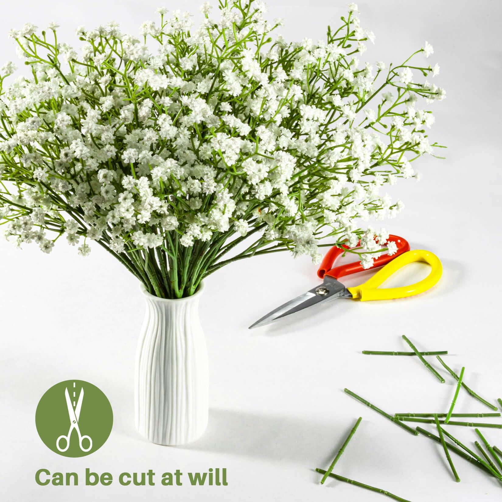 Sukh 10PCS Baby Breath Artificial Flowers Fake Babys Breath Gypsophila Flowers Bulk Realistic Artificial Flowers Bouquet Flores Artificiales para Decoracion for Wedding Party Home Decoration - Image 4
