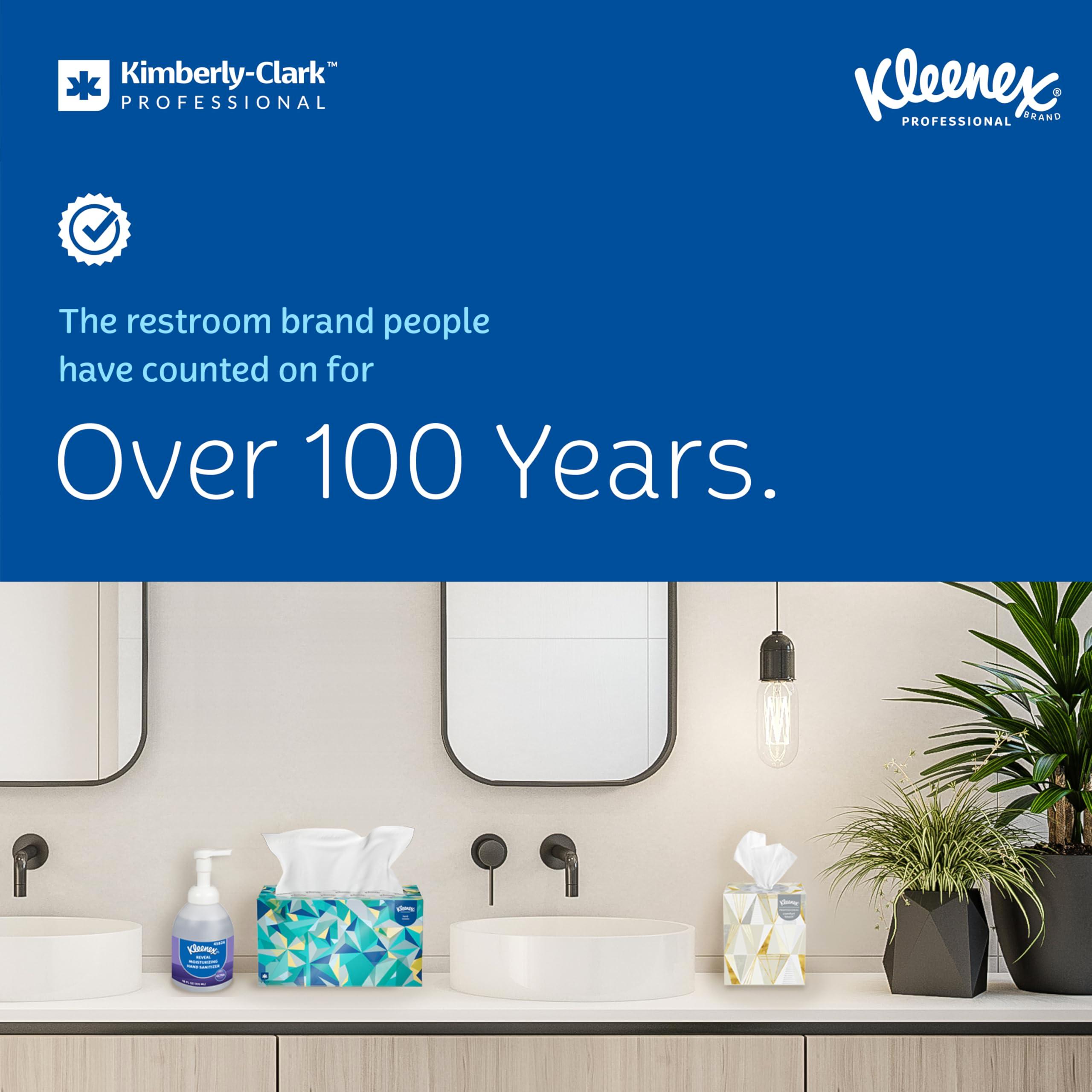 Kleenex Professional Universal Hard Roll Paper Towels, Bulk (01080), 1.5" Core, Premium Absorbency Pockets, White (12 Rolls at 425' Each, 5,100'/Case) - Image 5
