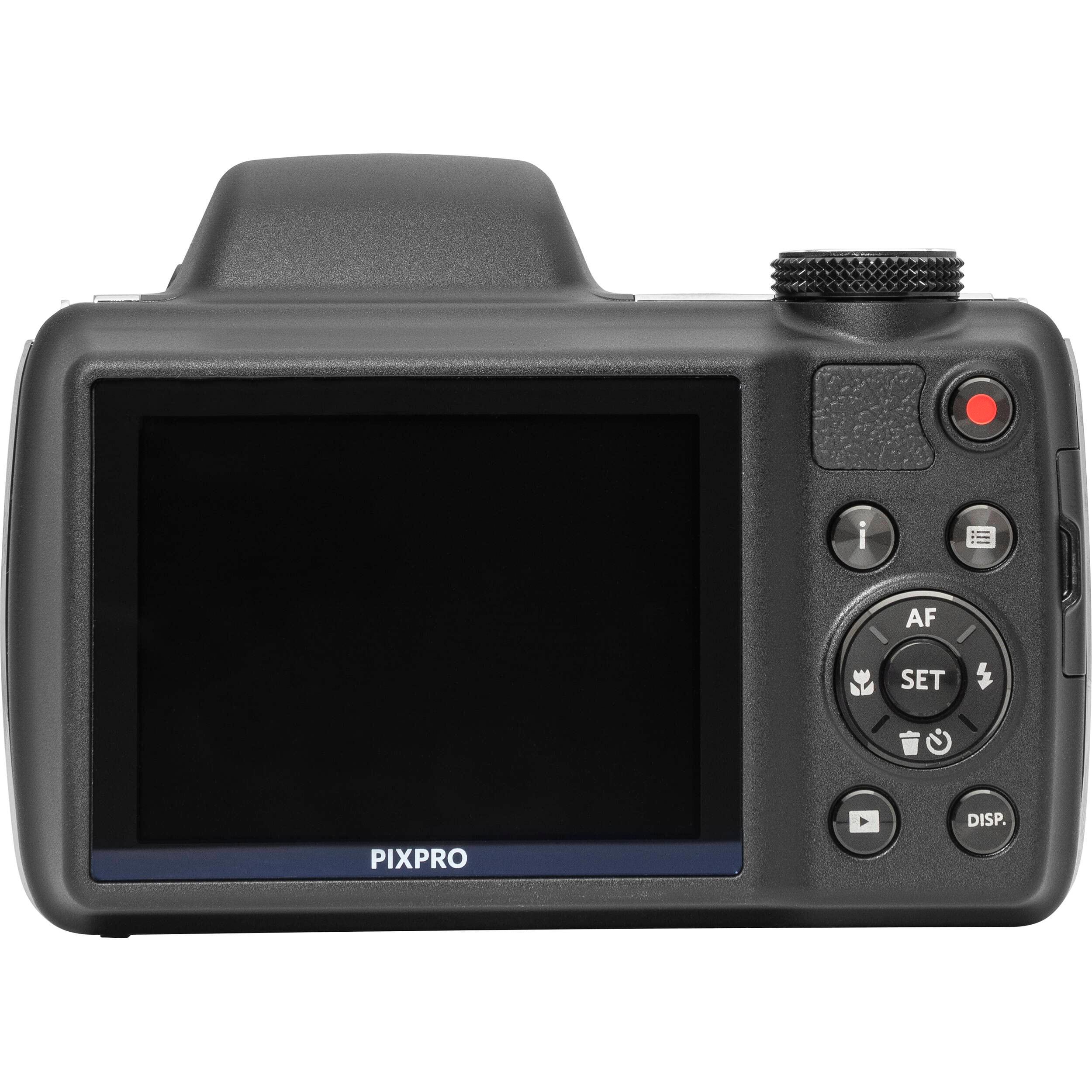 Kodak PIXPRO AZ528 Digital Camera (Black) Bundle with 32GB Memory Card + Camera Case + Memory Card Wallet + Screen Protectors + Accessories - Image 7