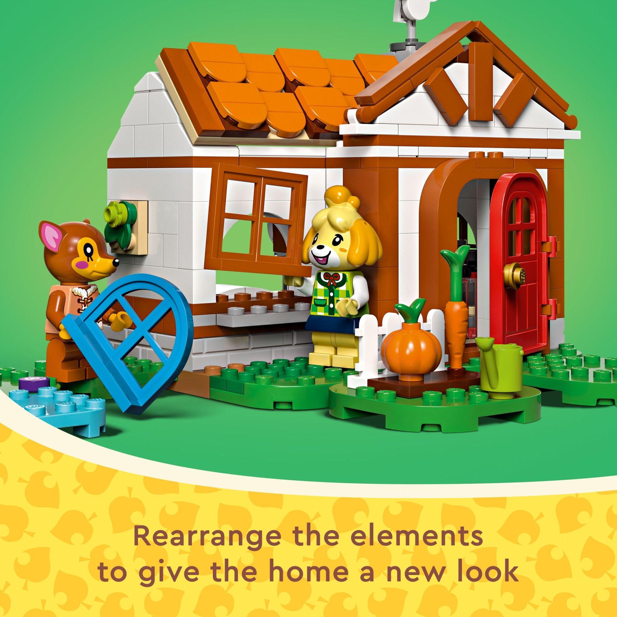 LEGO Animal Crossing Isabelle’s House Visit, Buildable Creative Toy for Kids, Includes Fauna and more Animal Crossing Toy Figures, Video Game Toy, Birthday Gift for Girls and Boys Ages 6 and Up, 77049 - Image 5