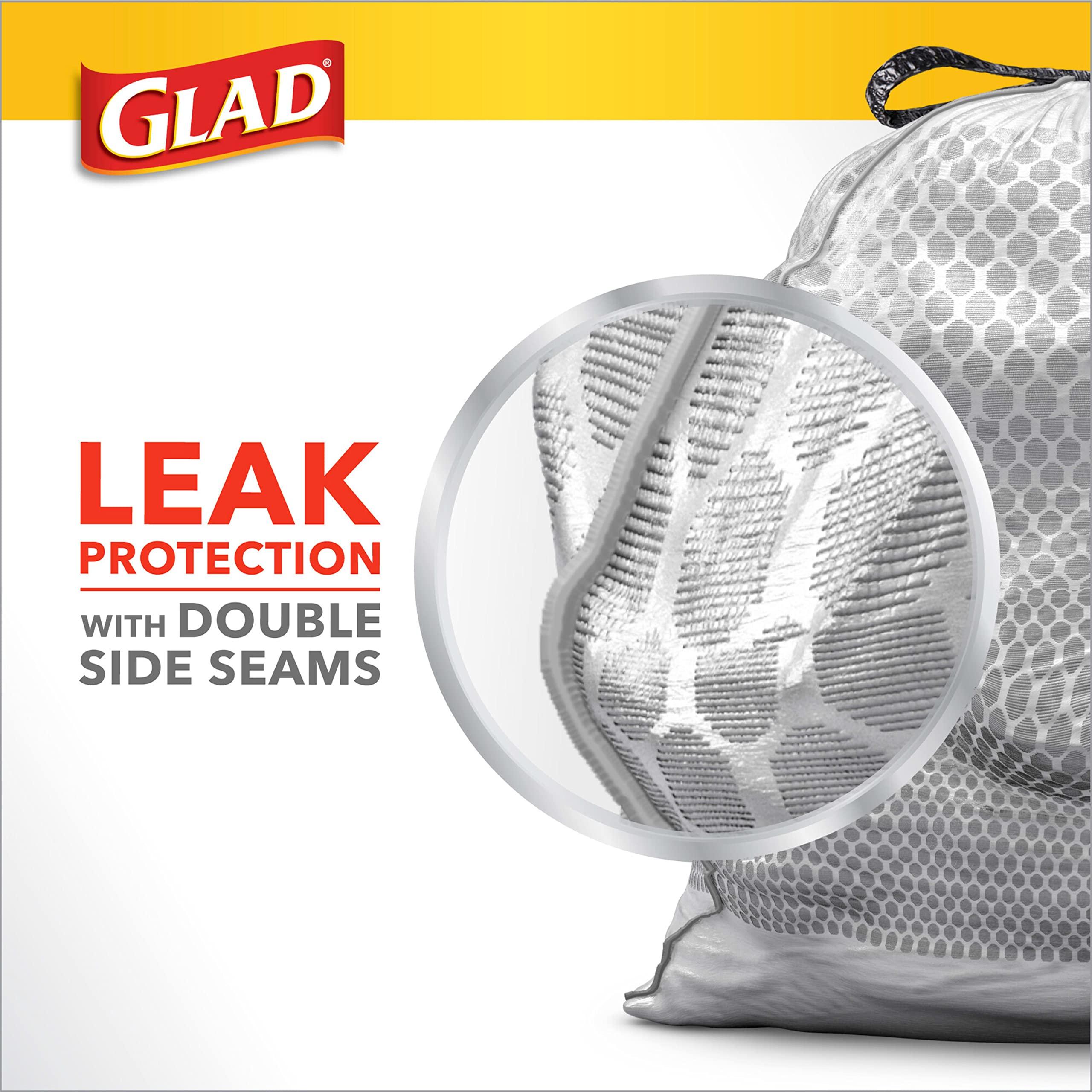 Glad ForceFlex Tall Kitchen Trash Bags, 13 Gal, Gain Lavender with Febreze, 80 Ct (Pack May Vary) - Image 5