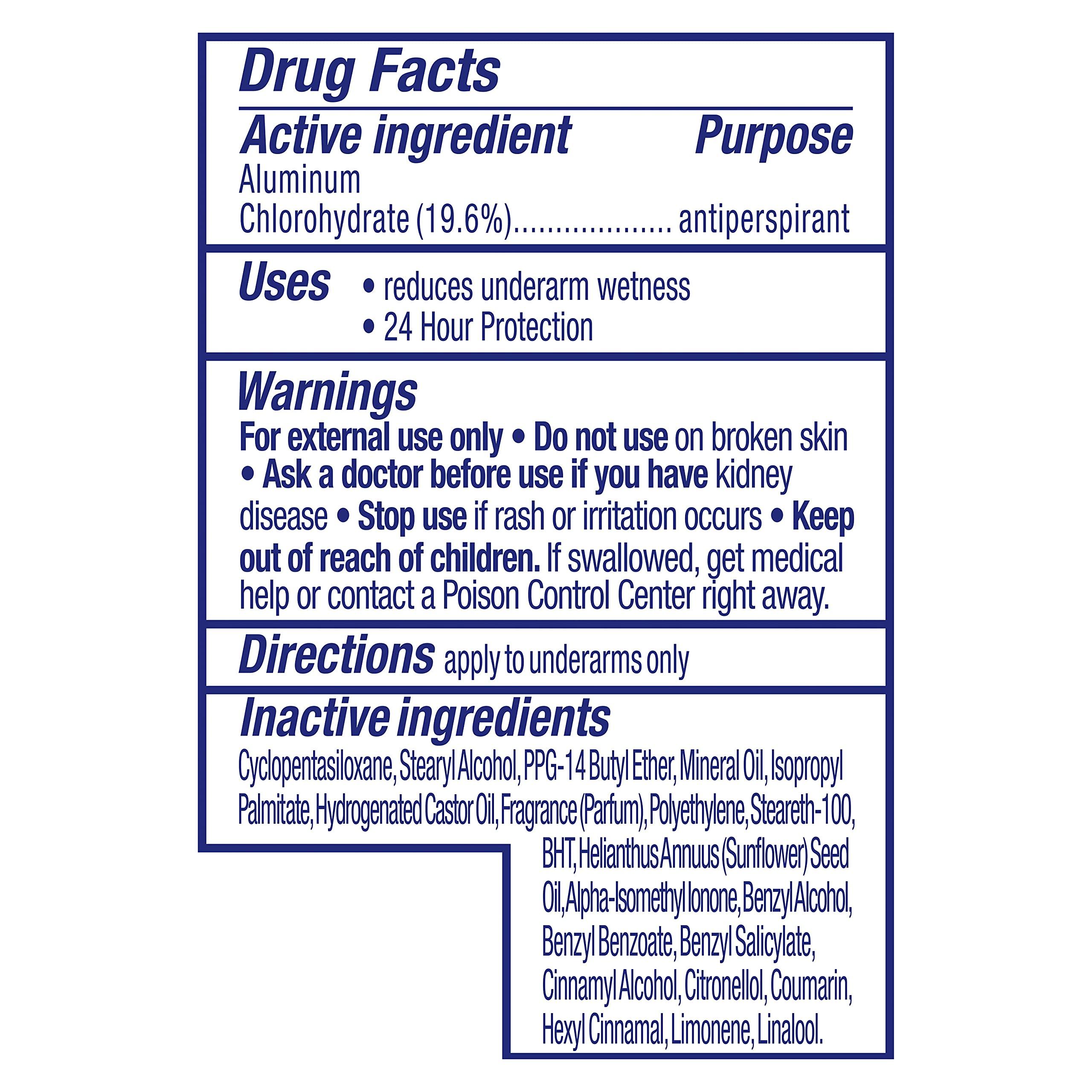 Dove Invisible Solid Antiperspirant Deodorant Stick for Women, Powder, For All Day Underarm Sweat & Odor Protection 2.6 oz, 6 Count - Image 11