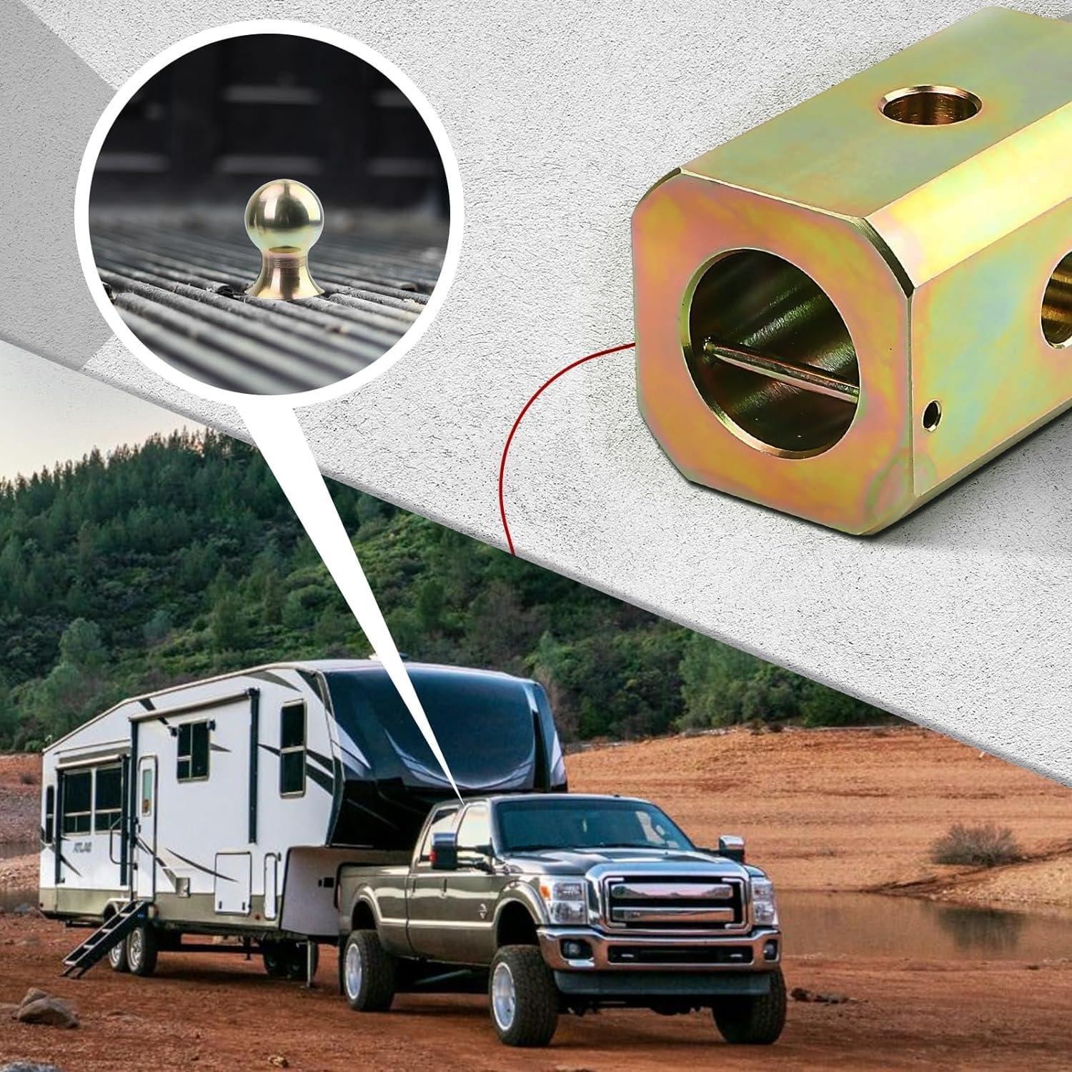 Fexhull GNXA2000 Gooseneck Turn Over Ball 2-5/16" Fit for B&W Trailer Hitches, Gooseneck Hitch Ball - Image 7